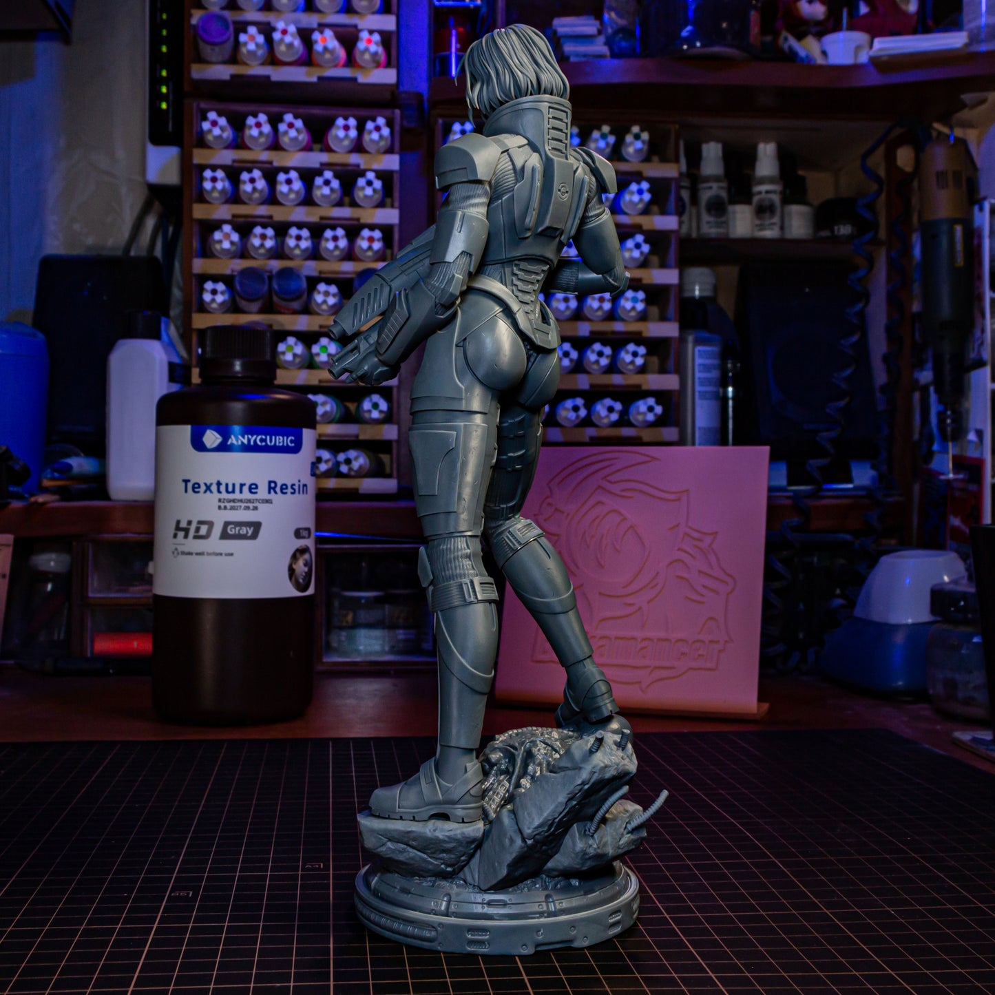 Bulkamancer Sculps Shepard - Mass Effect