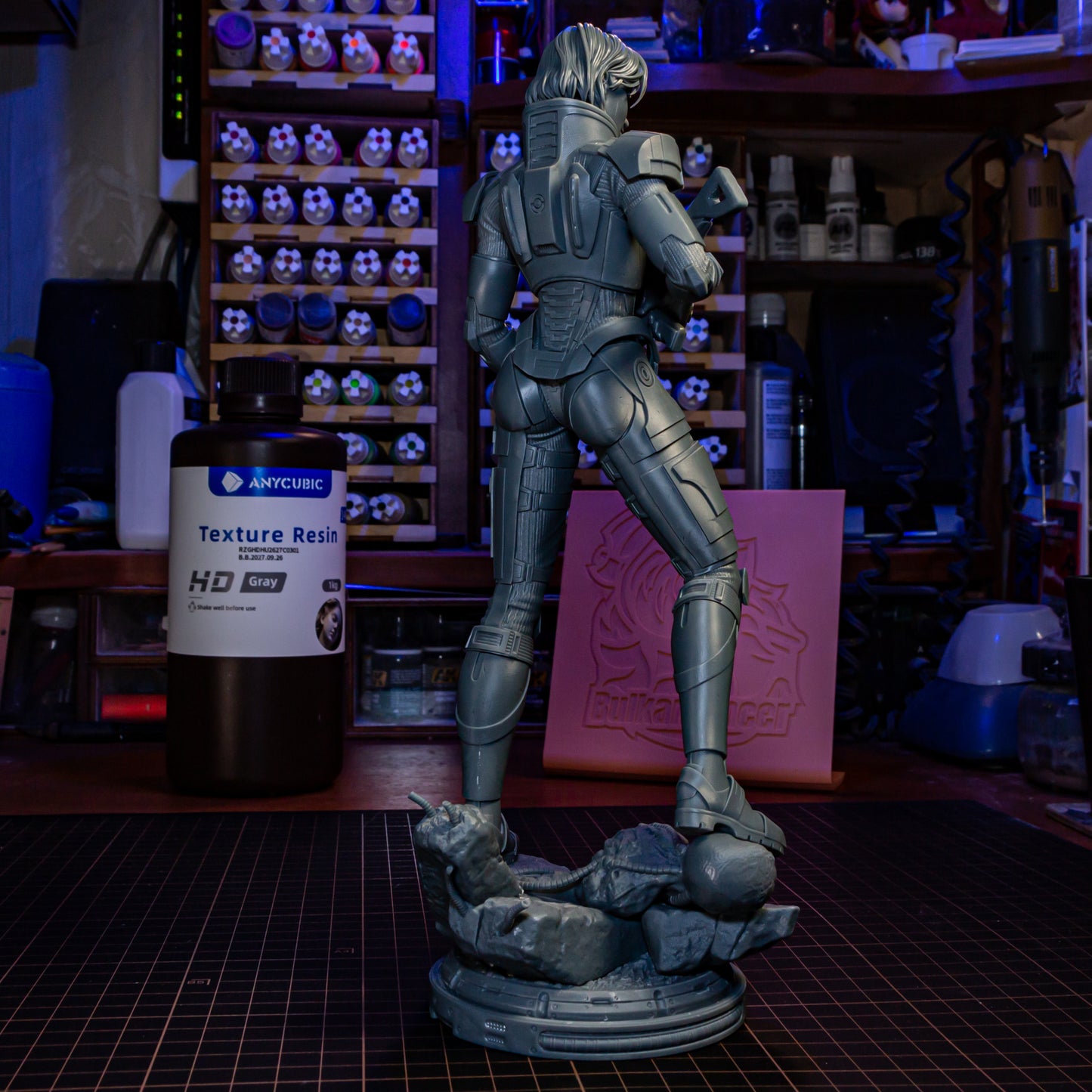 Bulkamancer Sculps Shepard - Mass Effect
