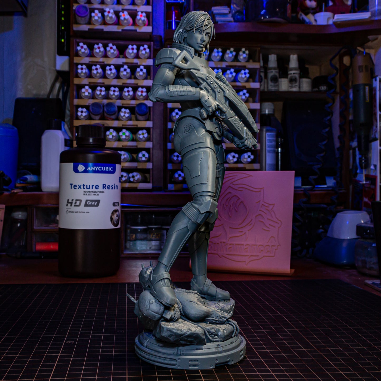 Bulkamancer Sculps Shepard - Mass Effect