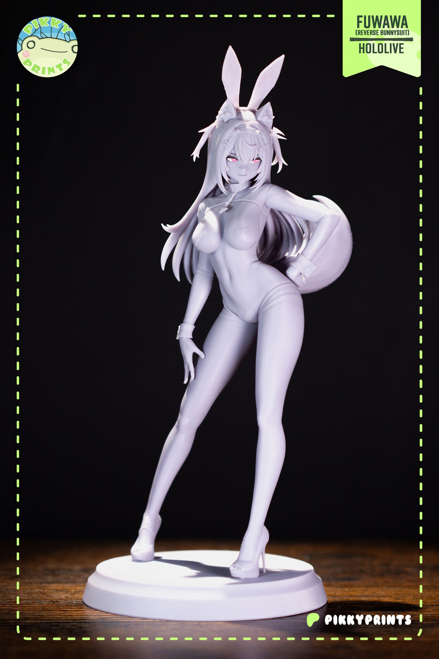 Pikky Prints Reverse Bunny Mococo & Fuwawa