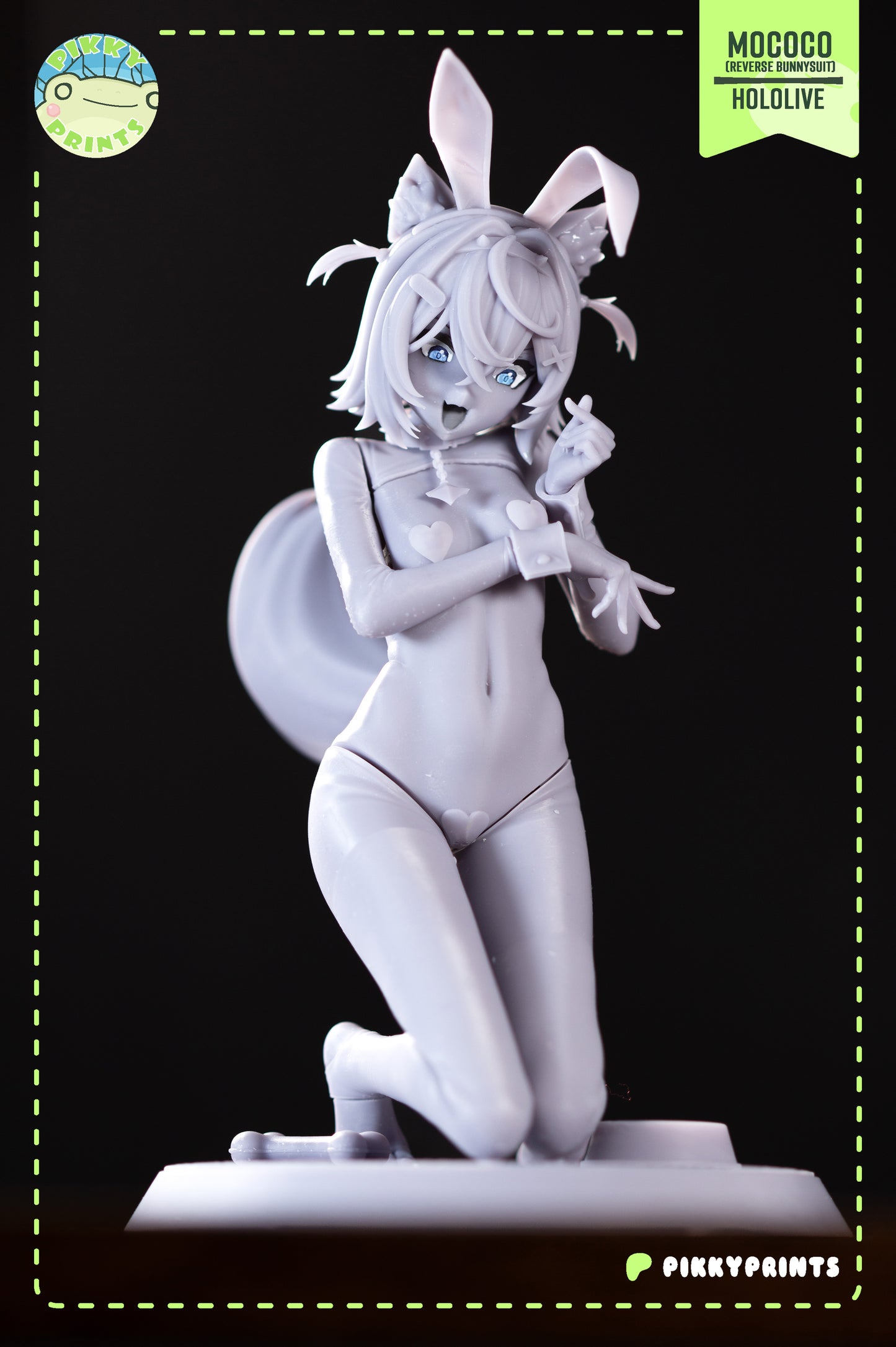 Pikky Prints Reverse Bunny Mococo & Fuwawa