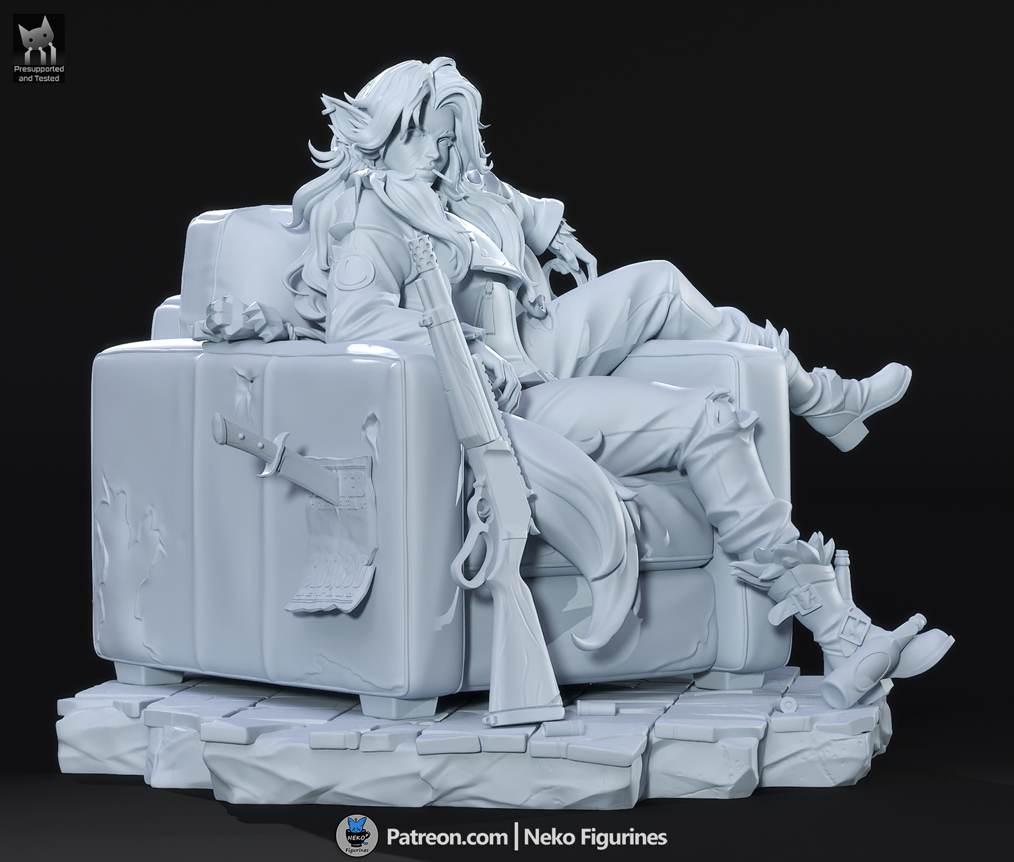 Neko Figurines Silver - Deadlock