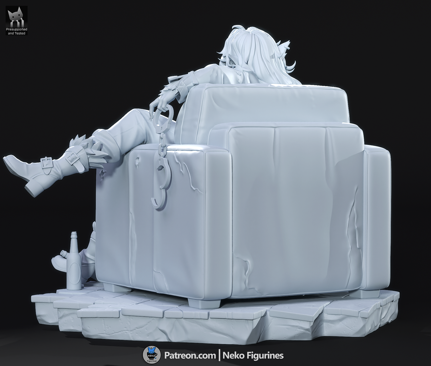 Neko Figurines Silver - Deadlock