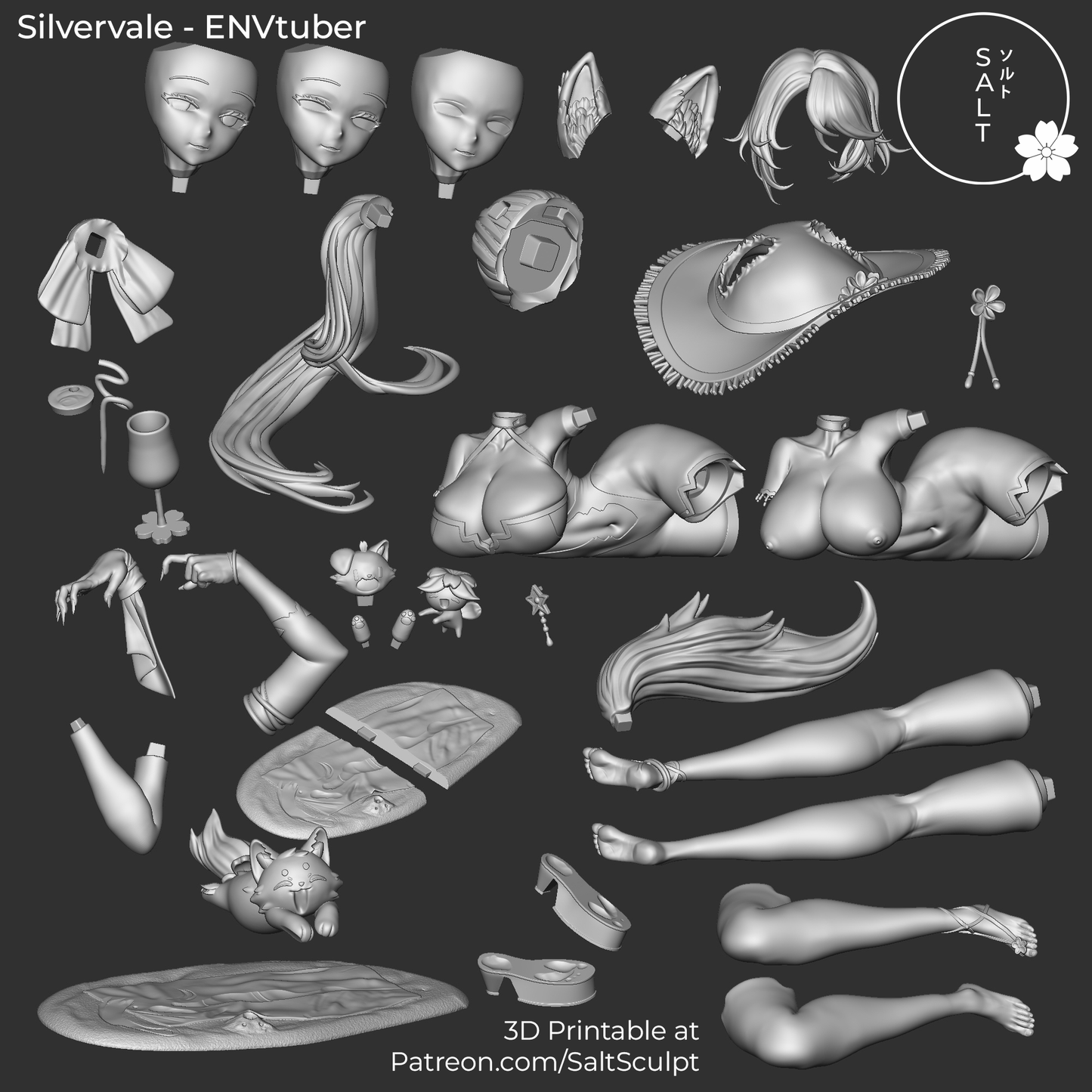 SaltSculpt Silvervale - EN Vtuber