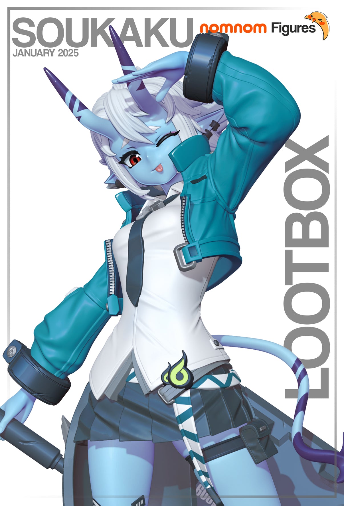 Nomnom Figures Soukaku -Zenless Zone Zero – Black Tails Workshop