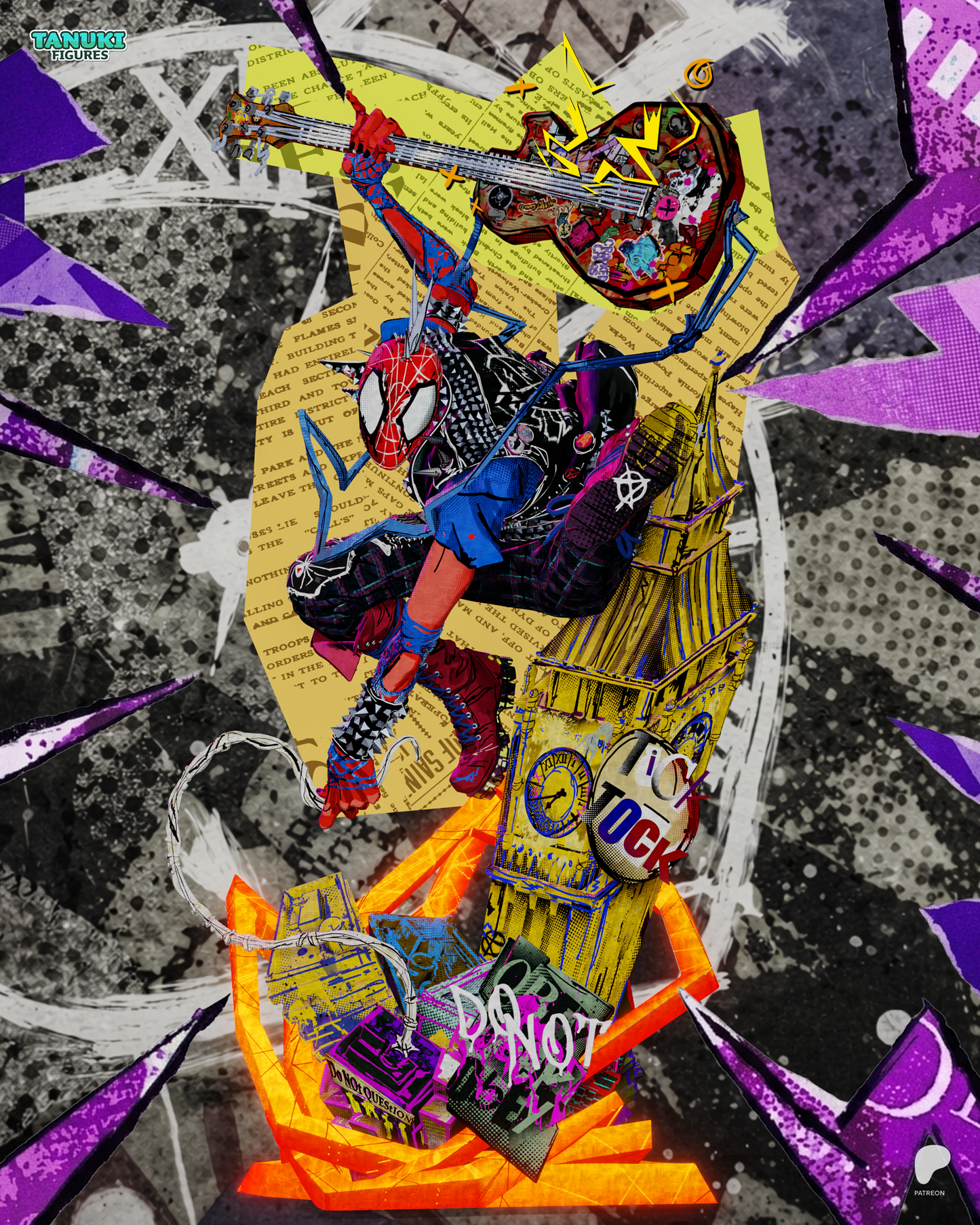 Tanuki Figures SpiderPunk