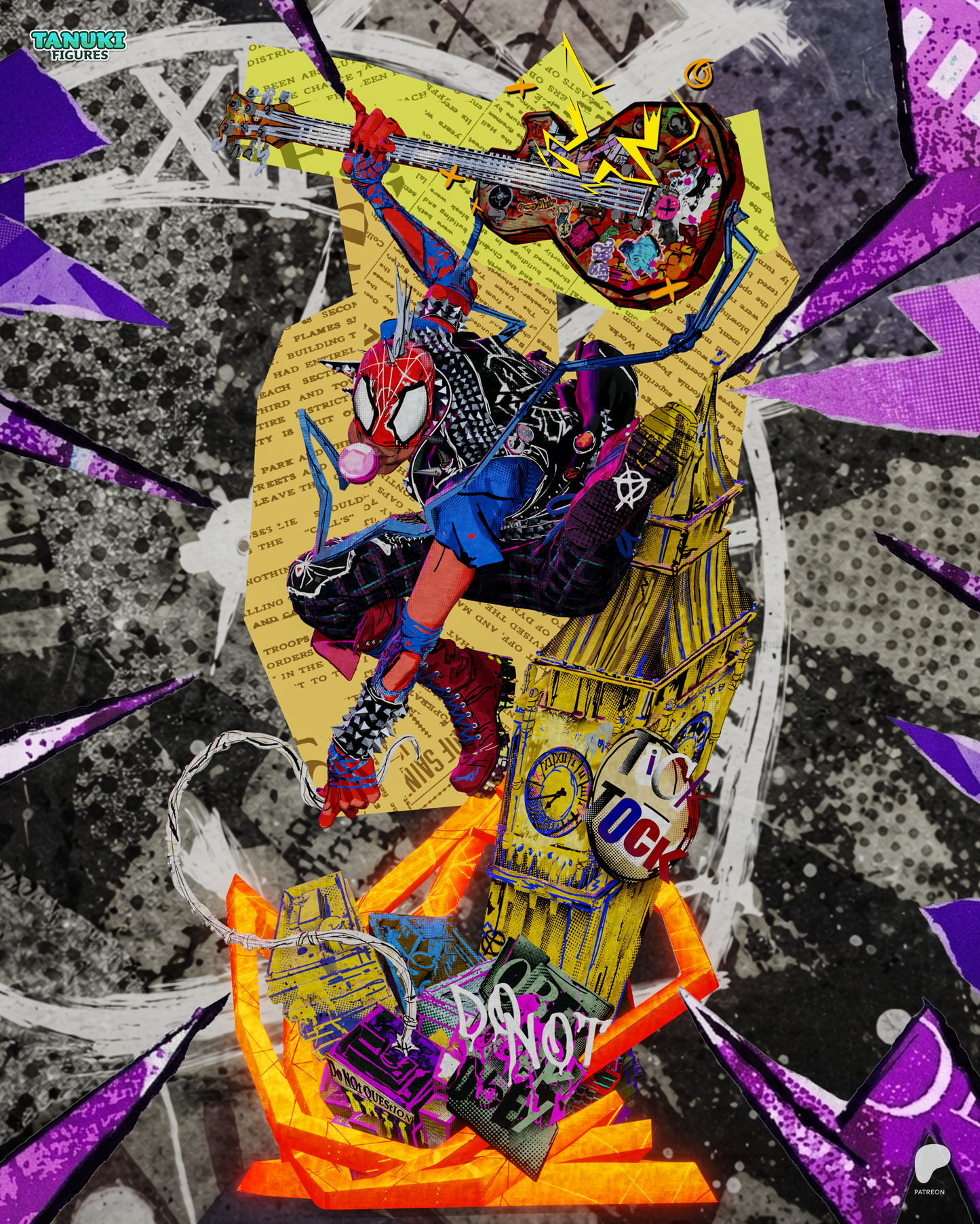 Tanuki Figures SpiderPunk