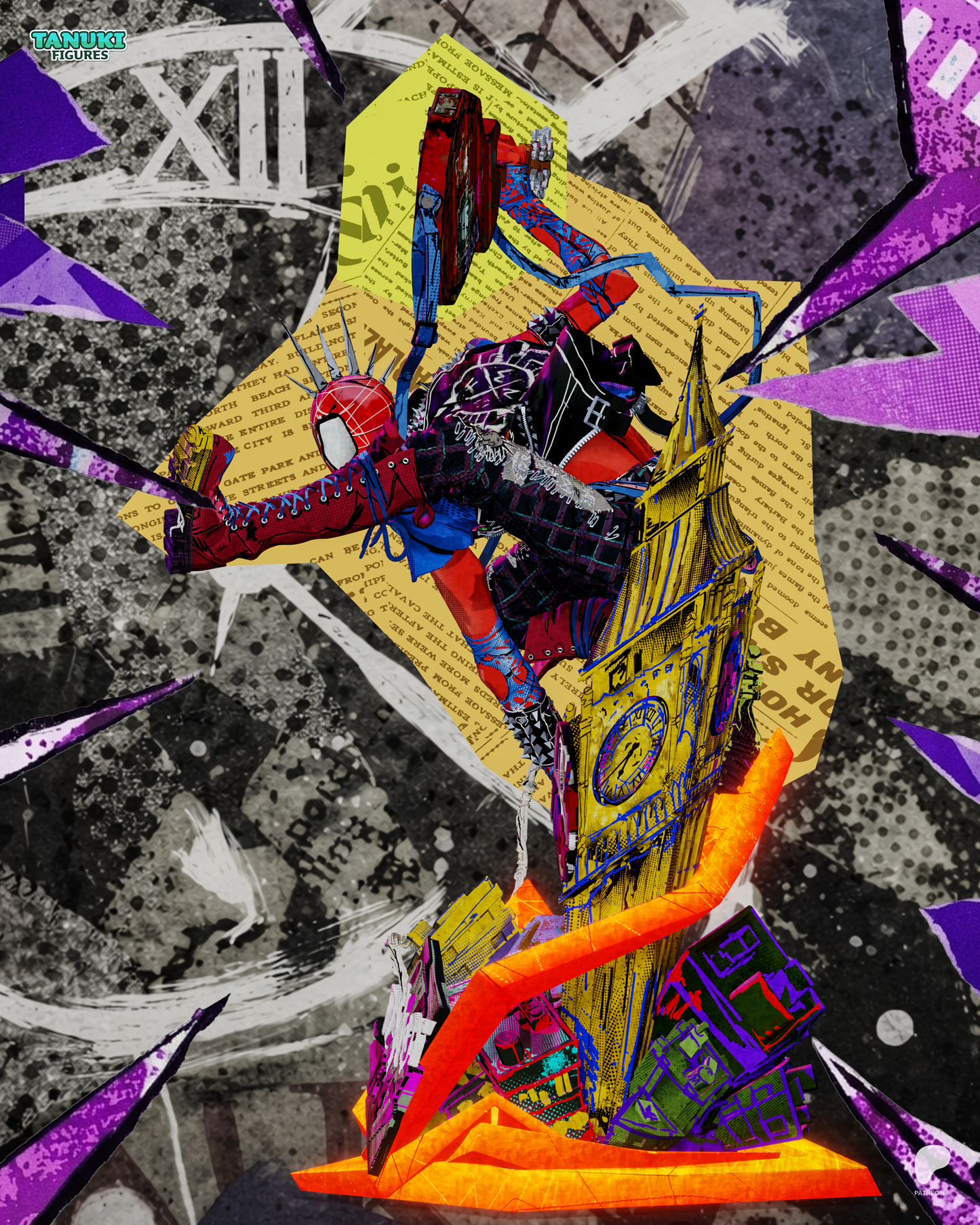 Tanuki Figures SpiderPunk