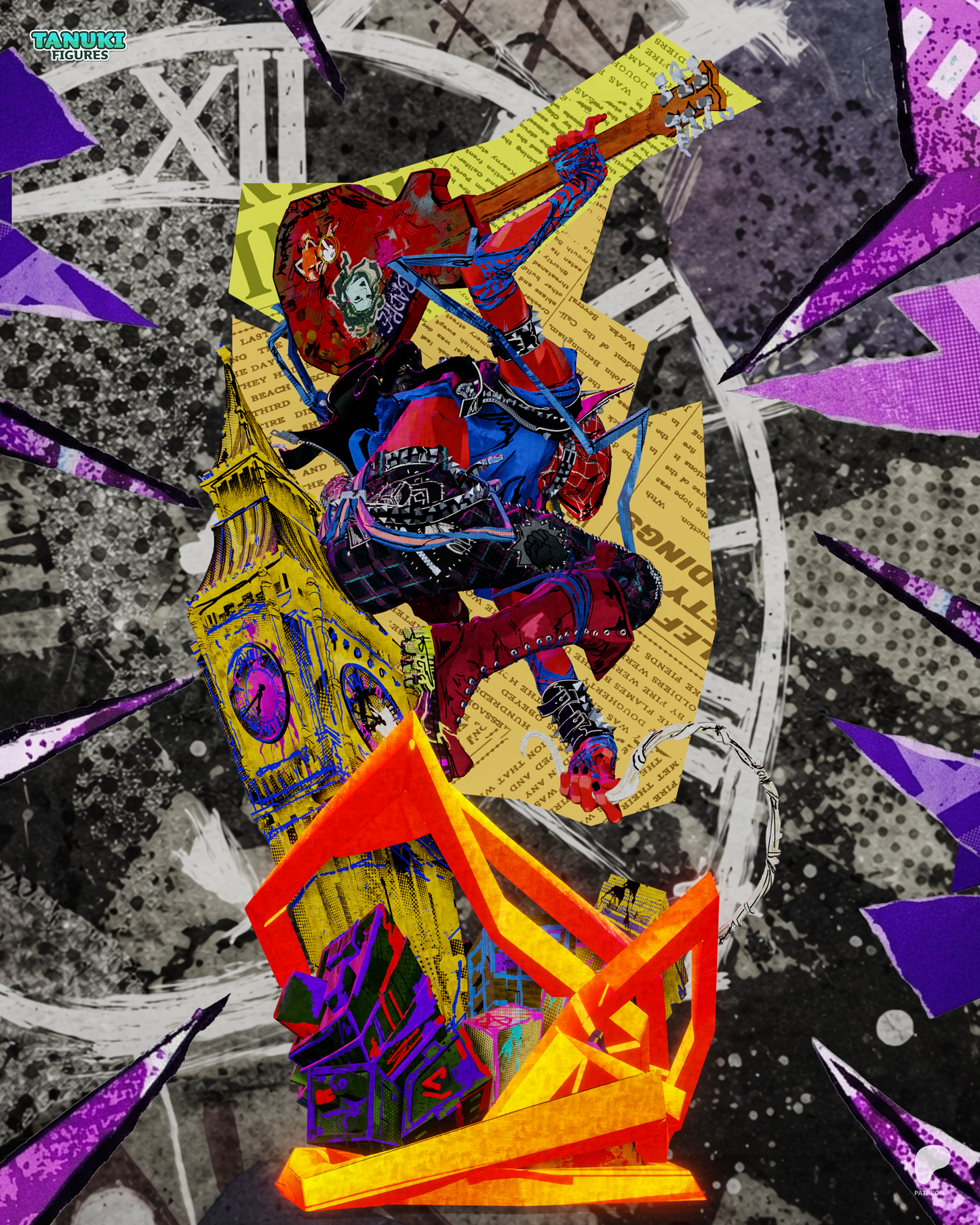 Tanuki Figures SpiderPunk