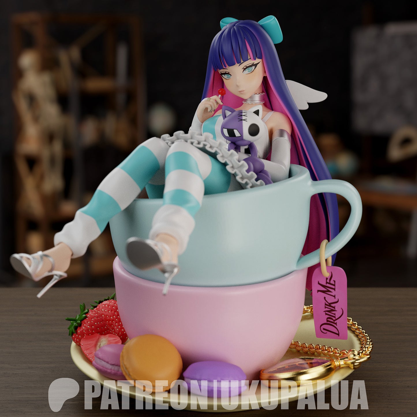 Ukupalua Stocking Anarchy - Panty and Stocking with Gunterbelt