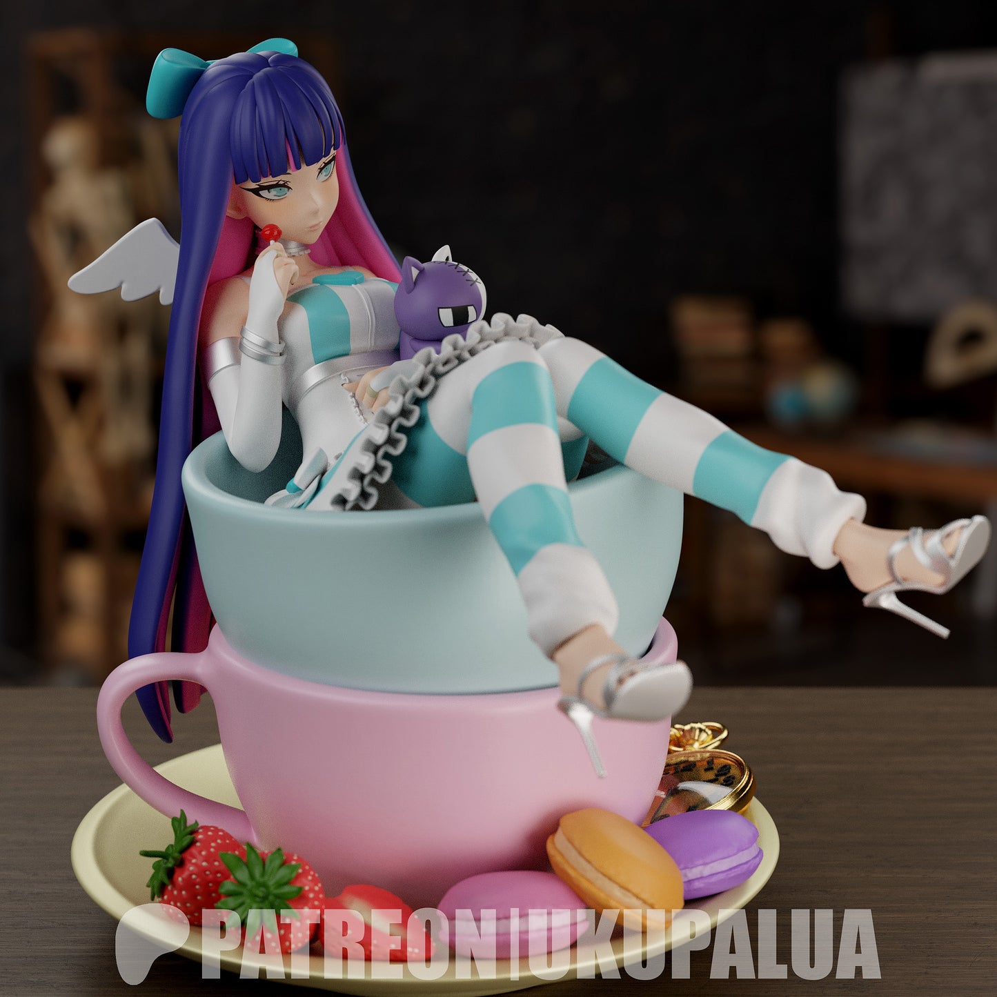 Ukupalua Stocking Anarchy - Panty and Stocking with Gunterbelt