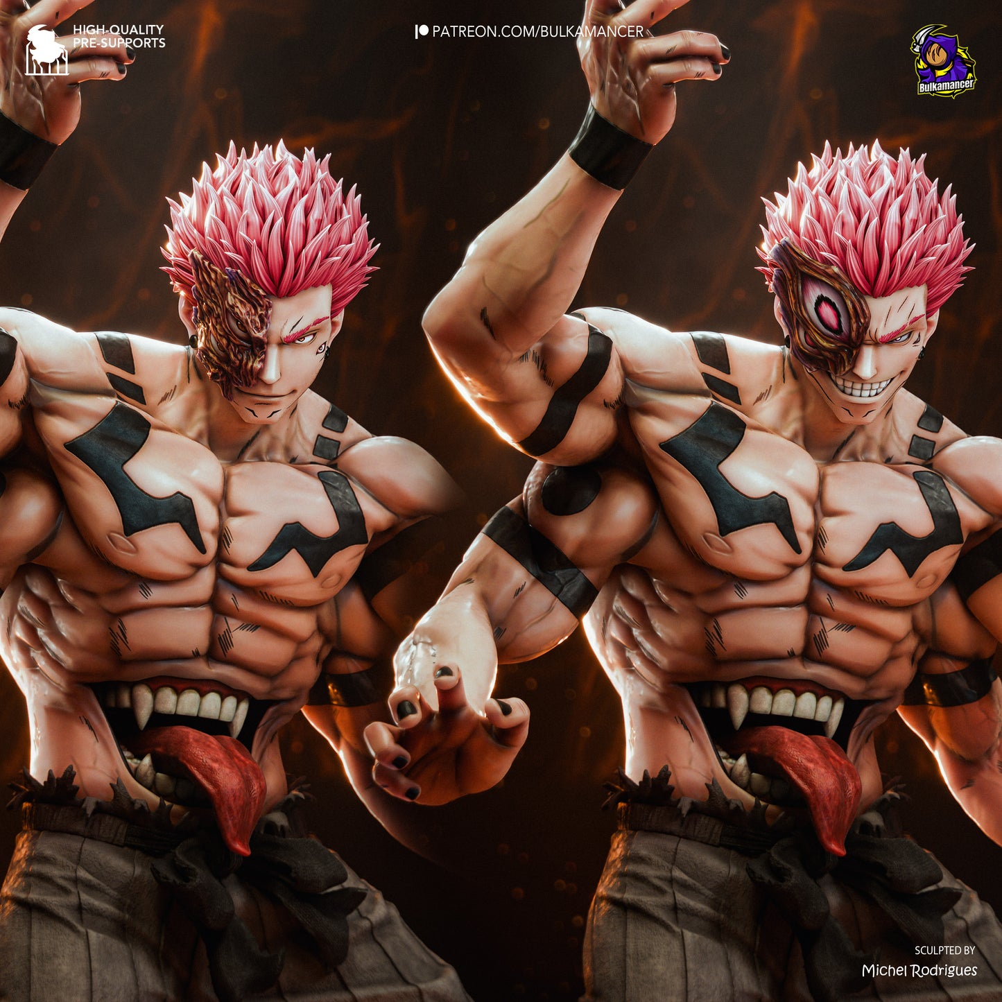 Bulkamancer Sculps Ryomen Sukuna - Jujutsu Kaisen
