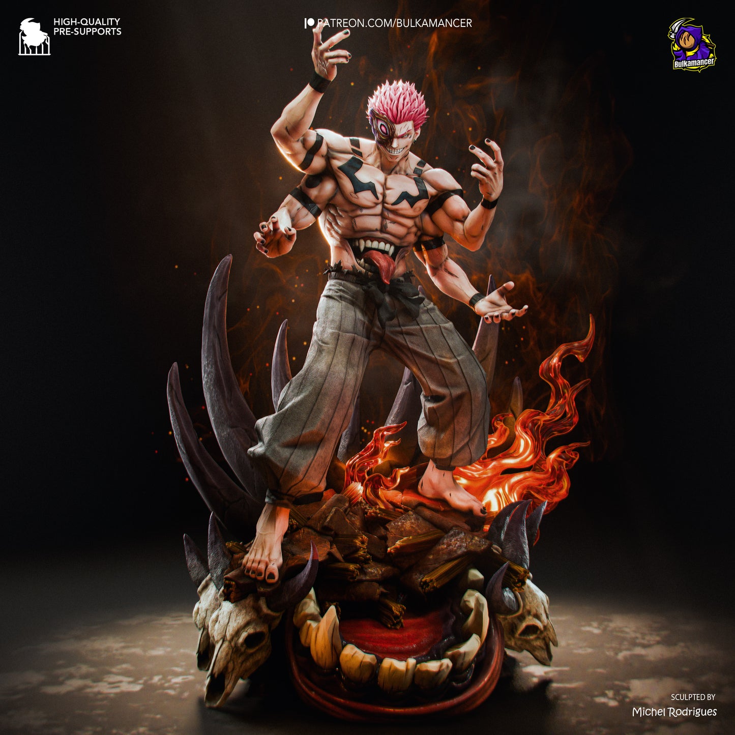 Bulkamancer Sculps Ryomen Sukuna - Jujutsu Kaisen