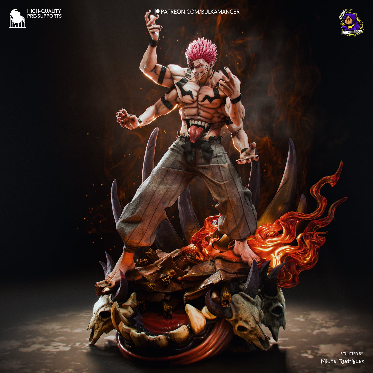 Bulkamancer Sculps Ryomen Sukuna - Jujutsu Kaisen