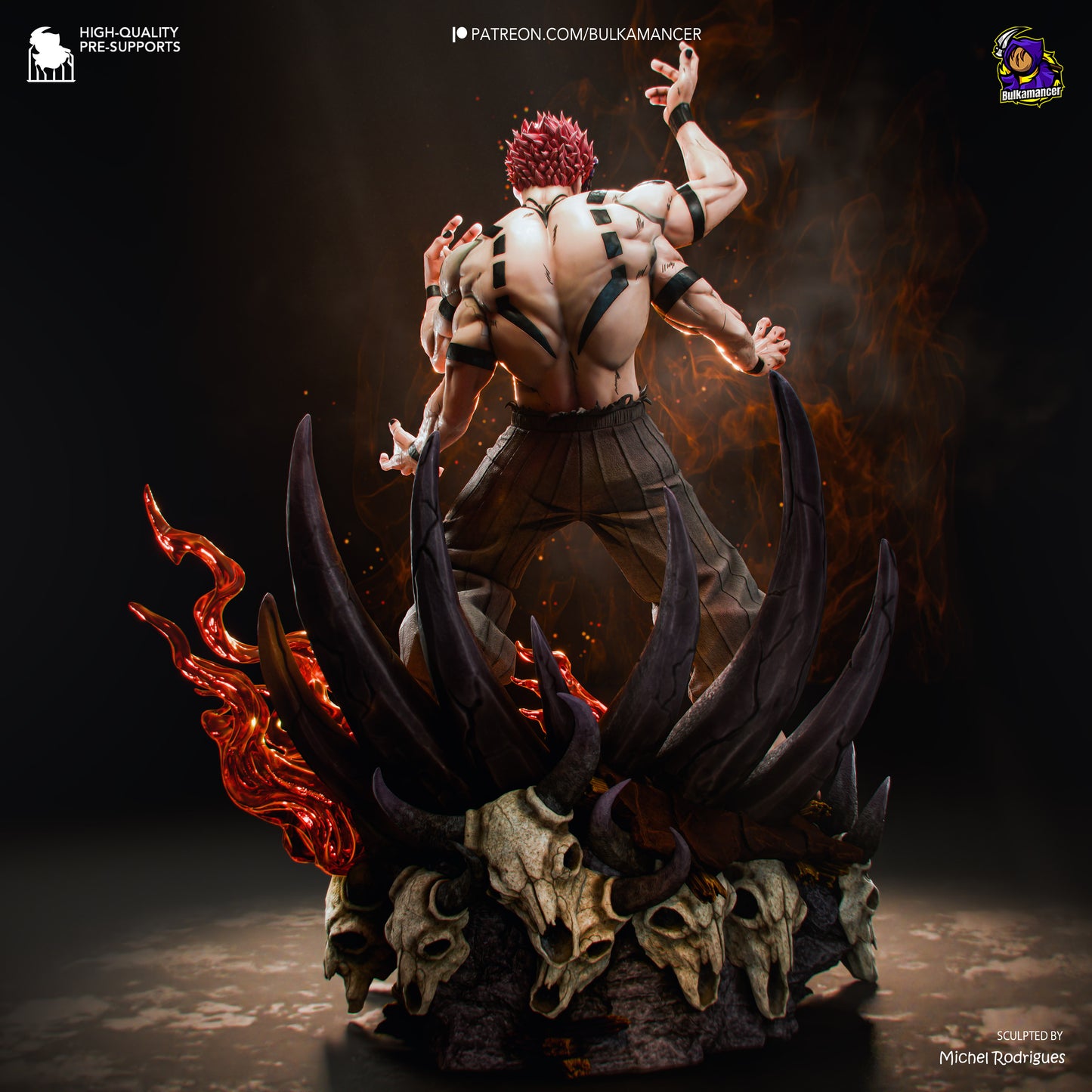 Bulkamancer Sculps Ryomen Sukuna - Jujutsu Kaisen