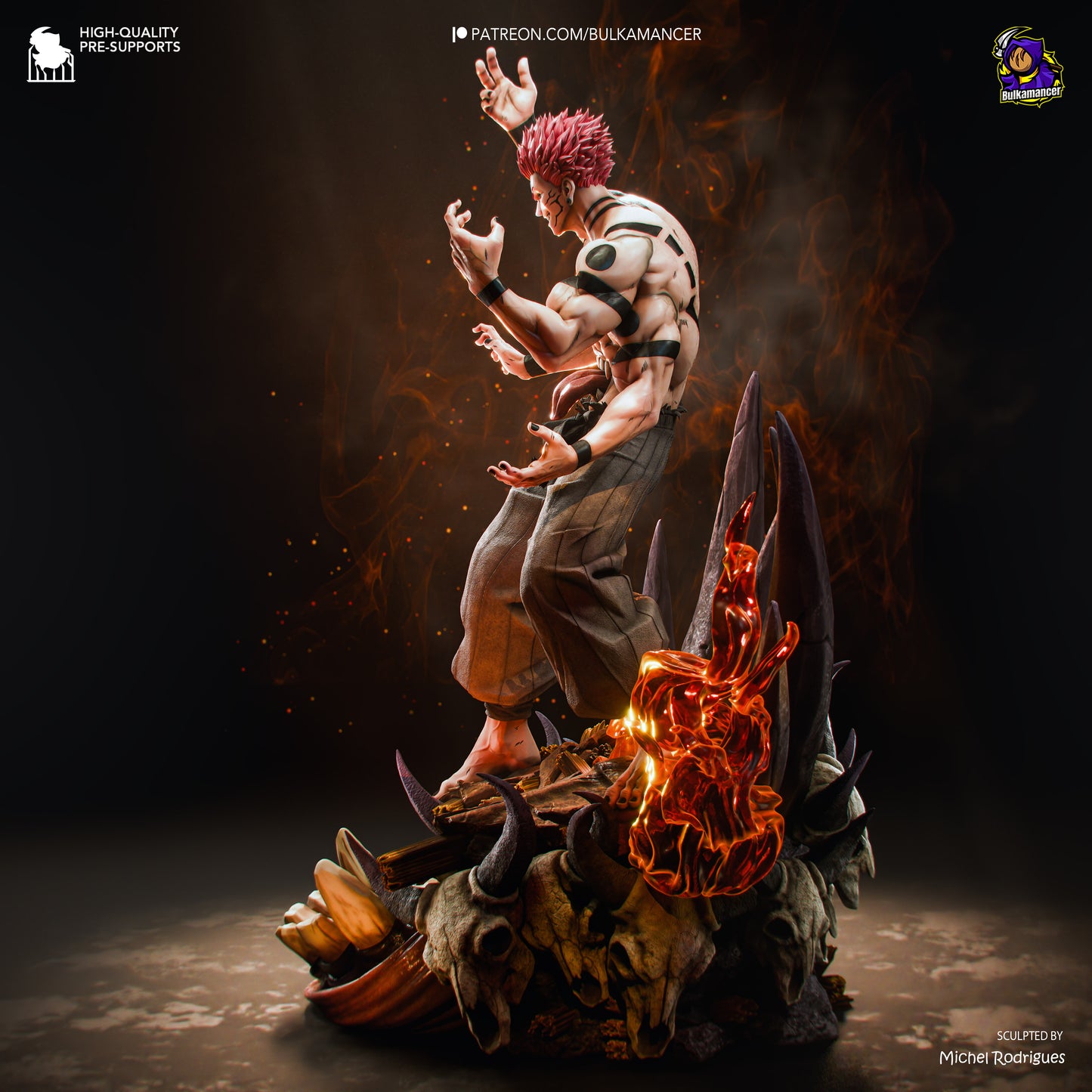 Bulkamancer Sculps Ryomen Sukuna - Jujutsu Kaisen