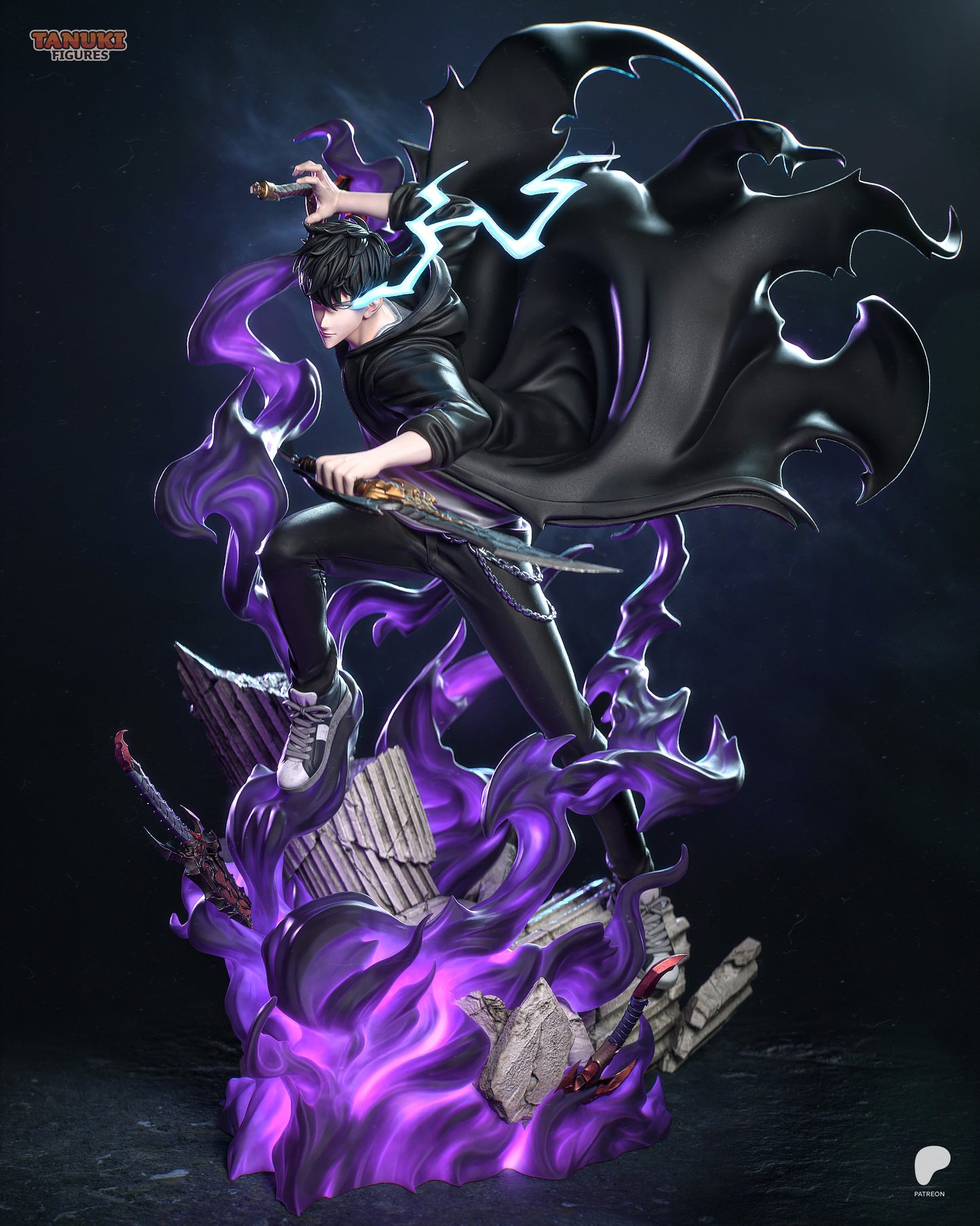 Tanuki Figures Sung Jin Woo - Solo Leveling