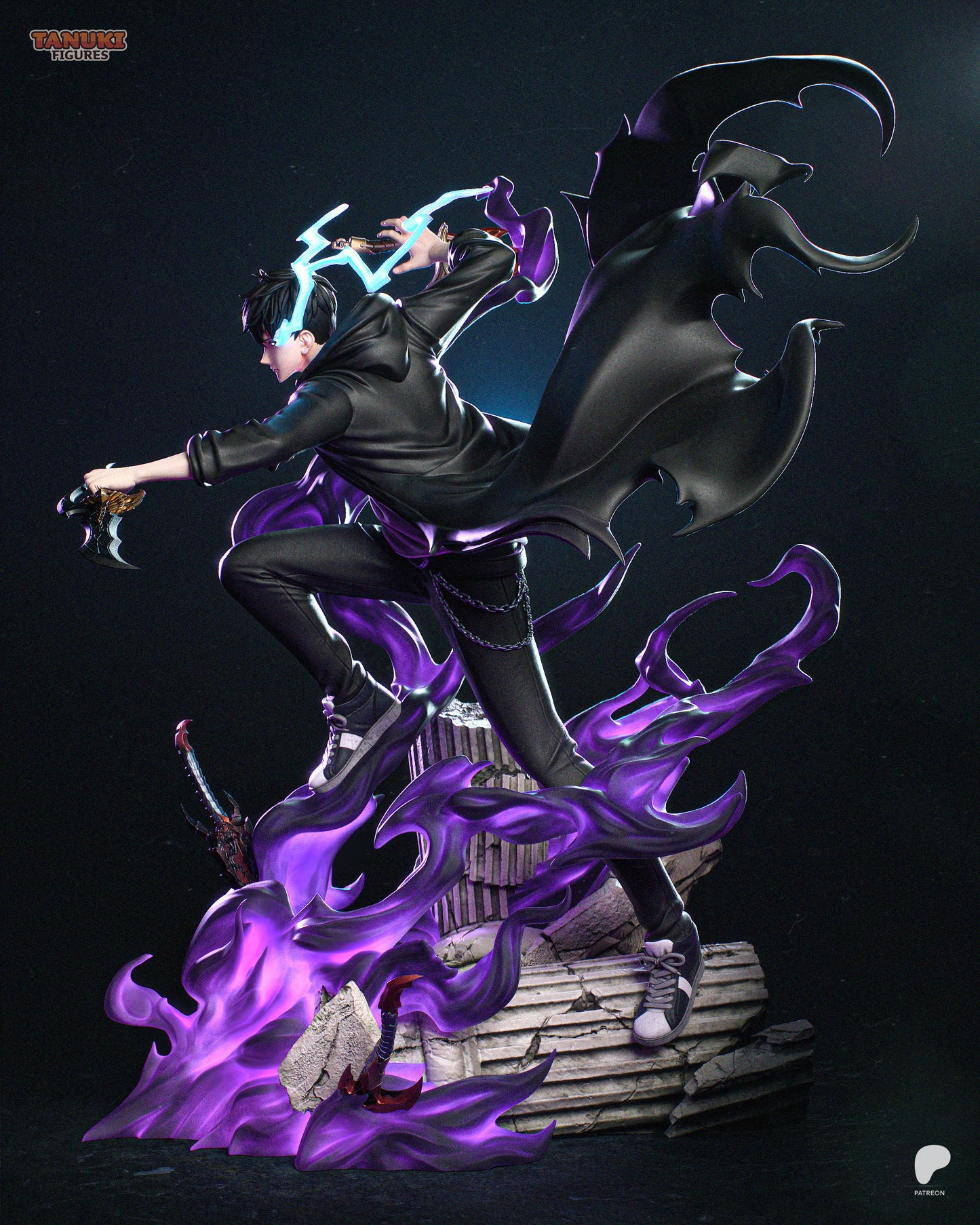 Tanuki Figures Sung Jin Woo - Solo Leveling