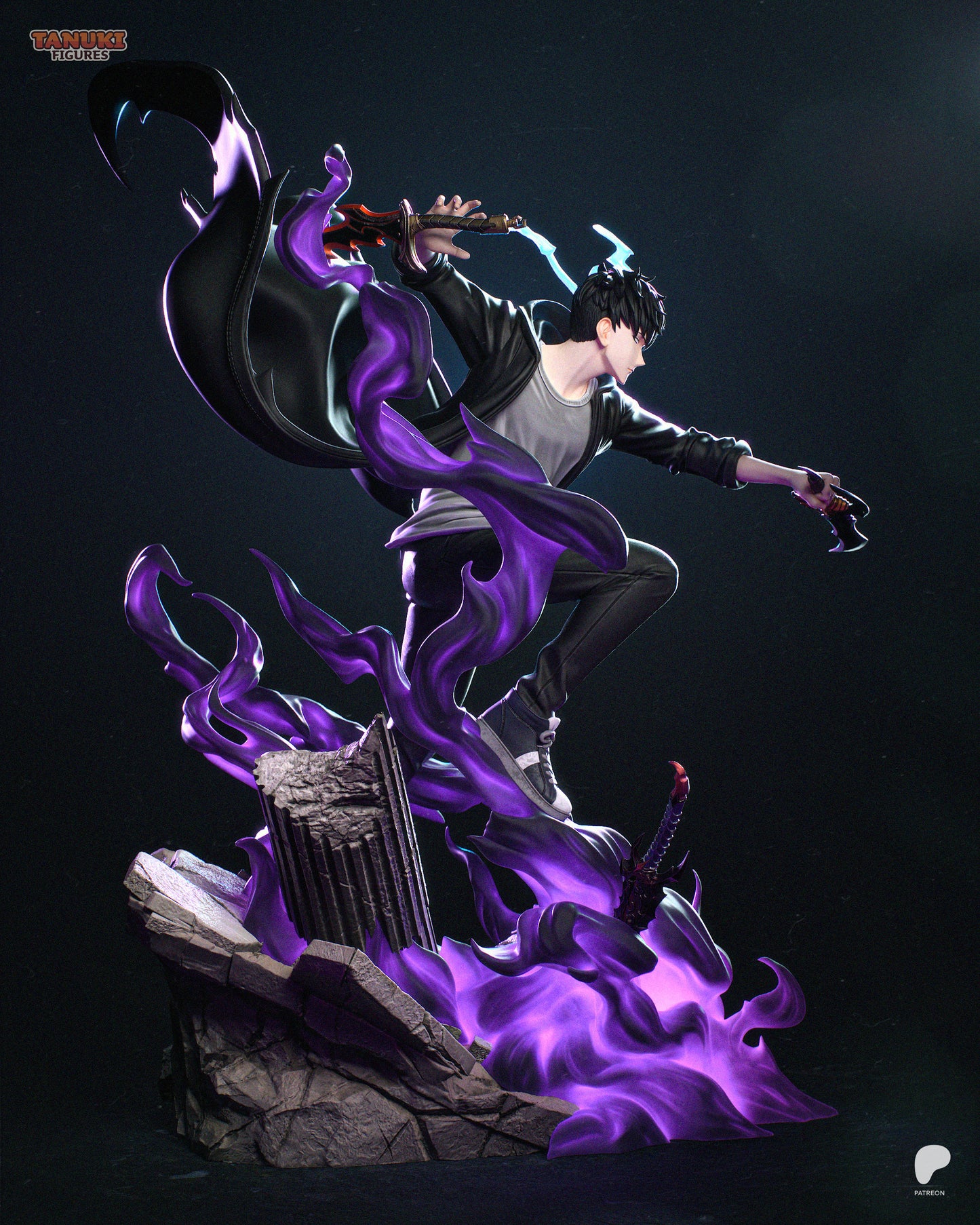 Tanuki Figures Sung Jin Woo - Solo Leveling