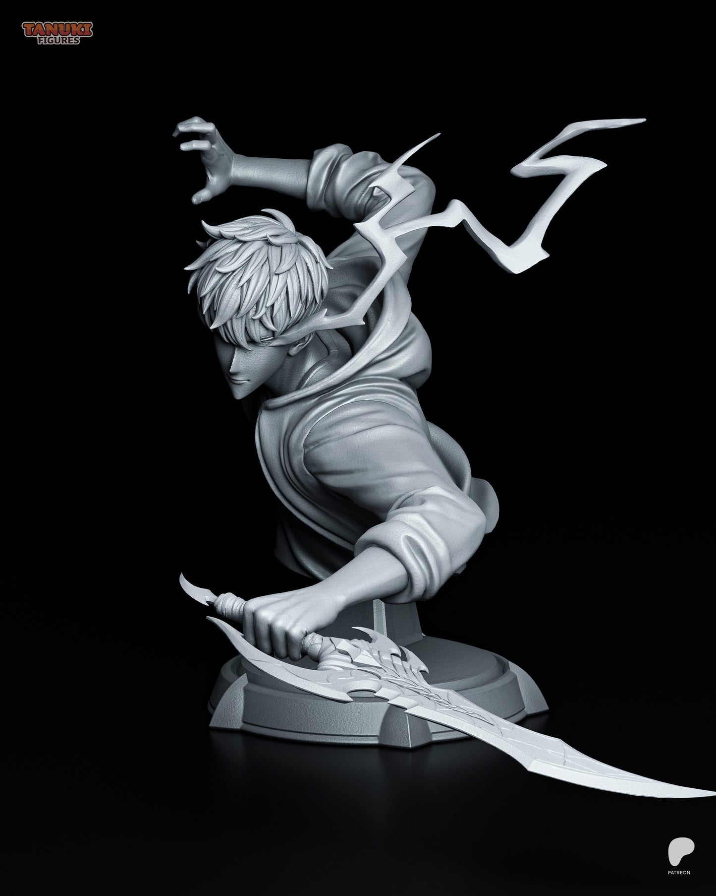 Tanuki Figures Sung Jin Woo - Solo Leveling