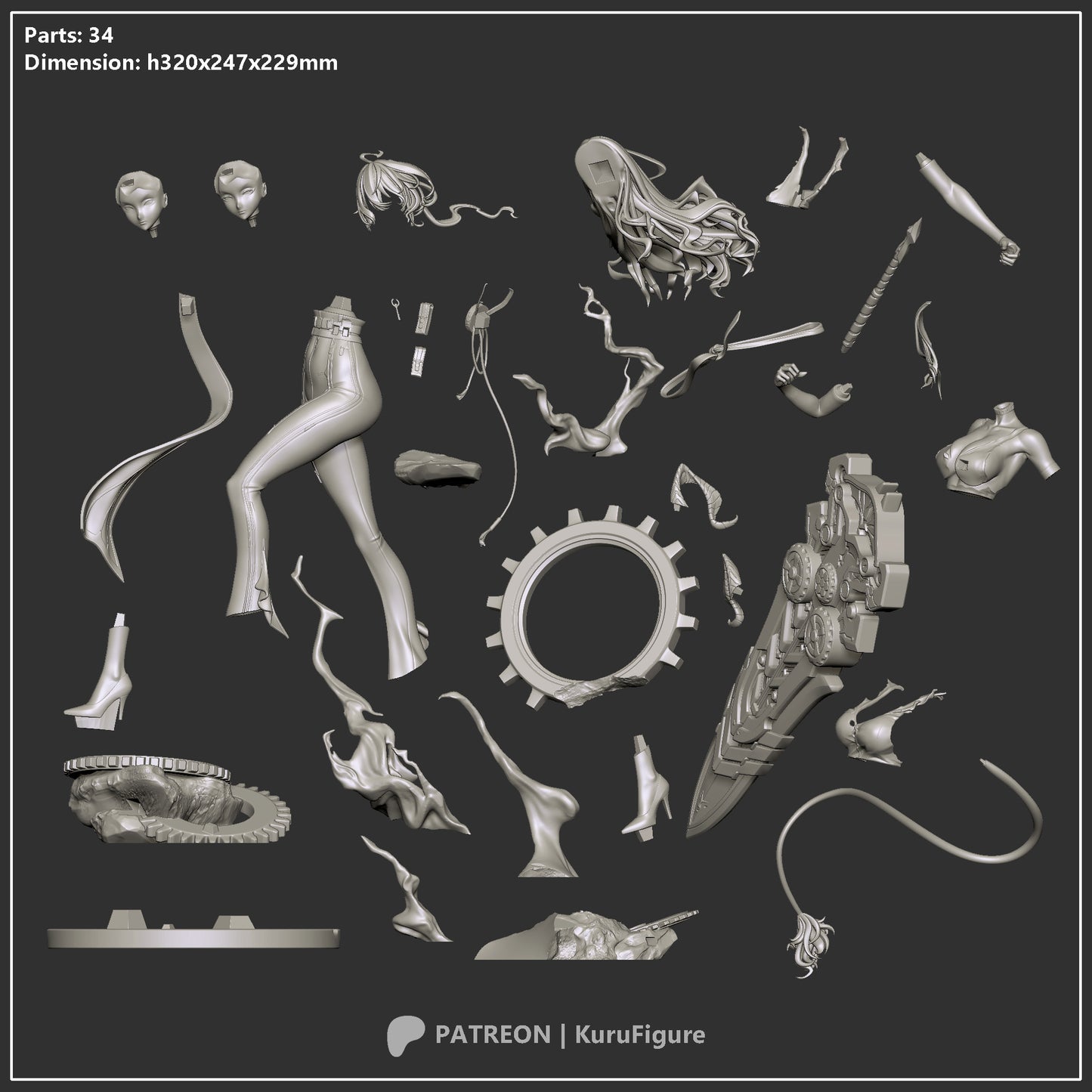 Kuru Figures Zani - Wuthering Waves