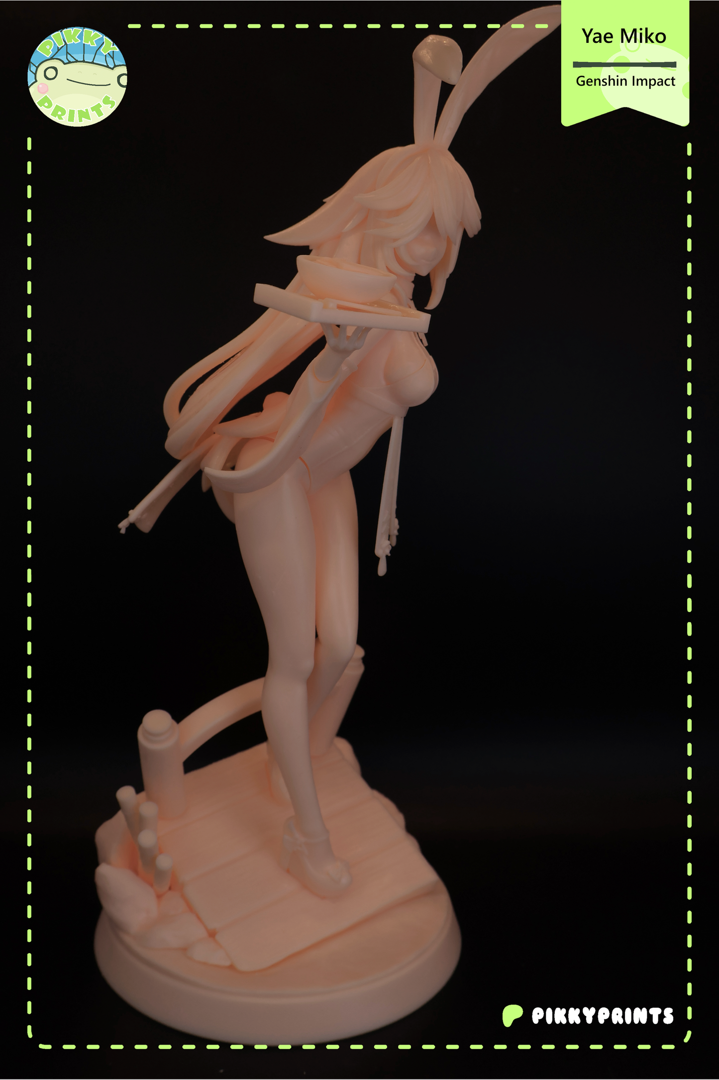 Pikky Prints Bunny Yae Miko - Genshin Impact