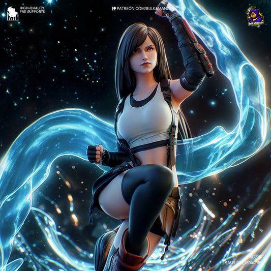 Bulkamancer Sculps Tifa - Final Fantasy VII