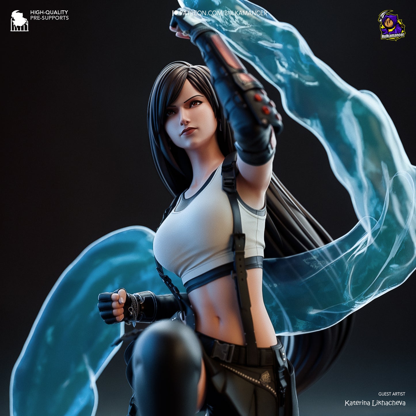 Bulkamancer Sculps Tifa - Final Fantasy VII