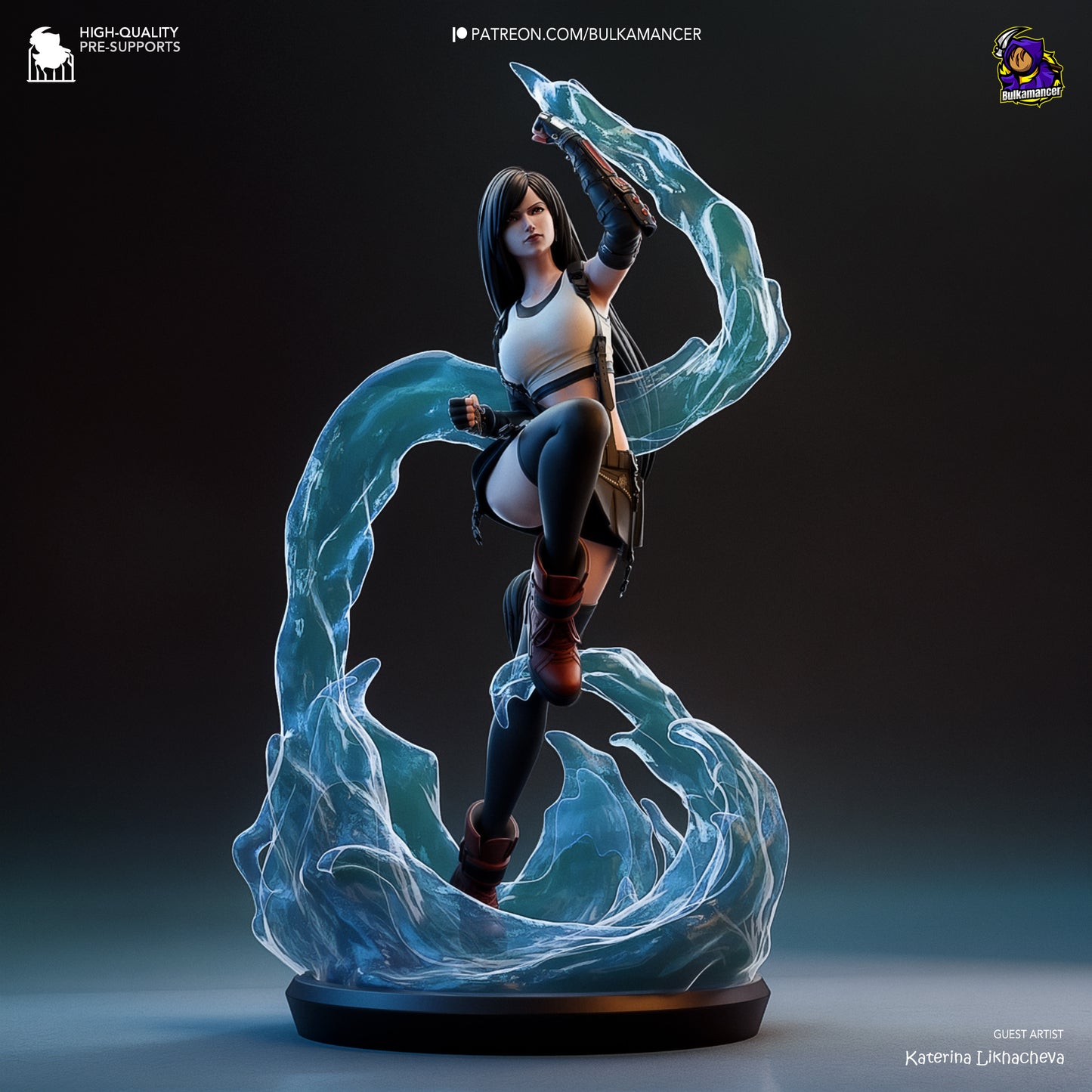 Bulkamancer Sculps Tifa - Final Fantasy VII