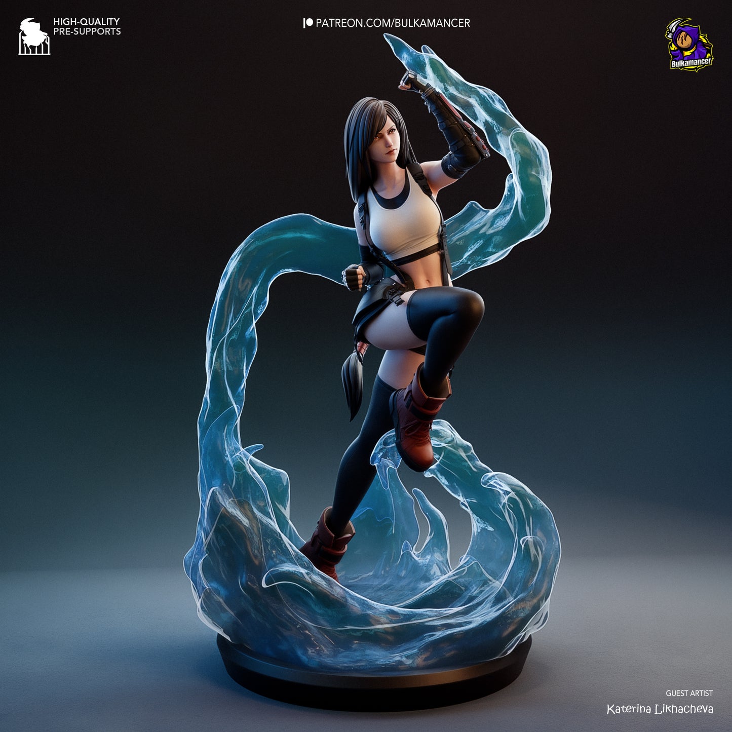 Bulkamancer Sculps Tifa - Final Fantasy VII