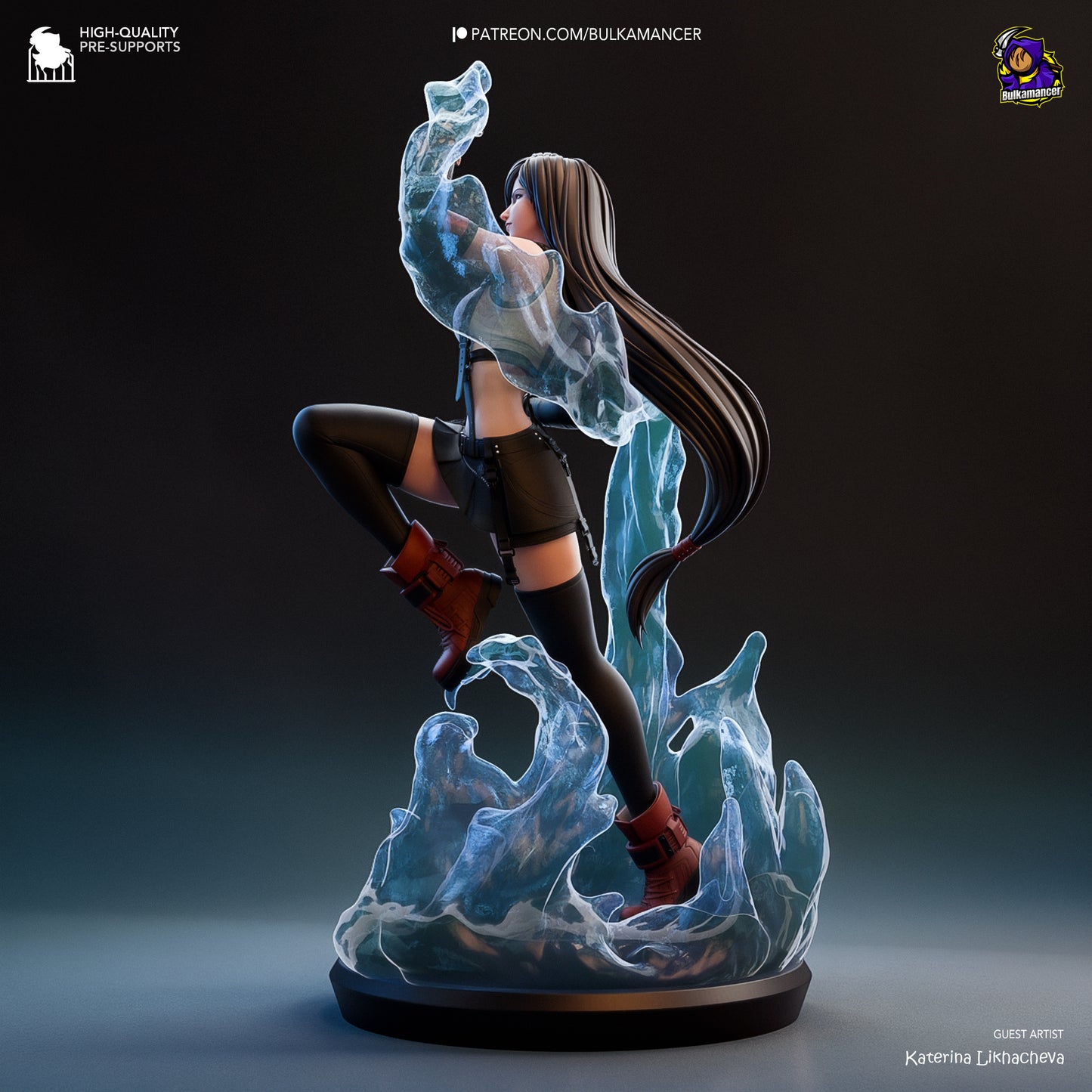 Bulkamancer Sculps Tifa - Final Fantasy VII