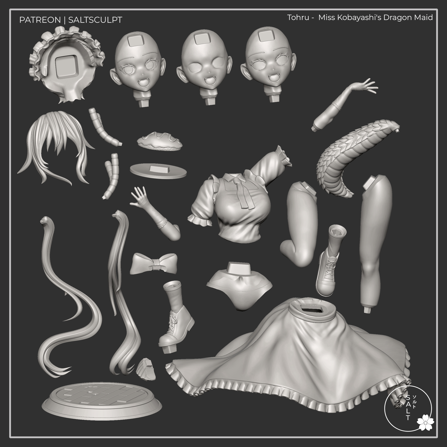 SaltSculpt Tohru - Maid Dragon