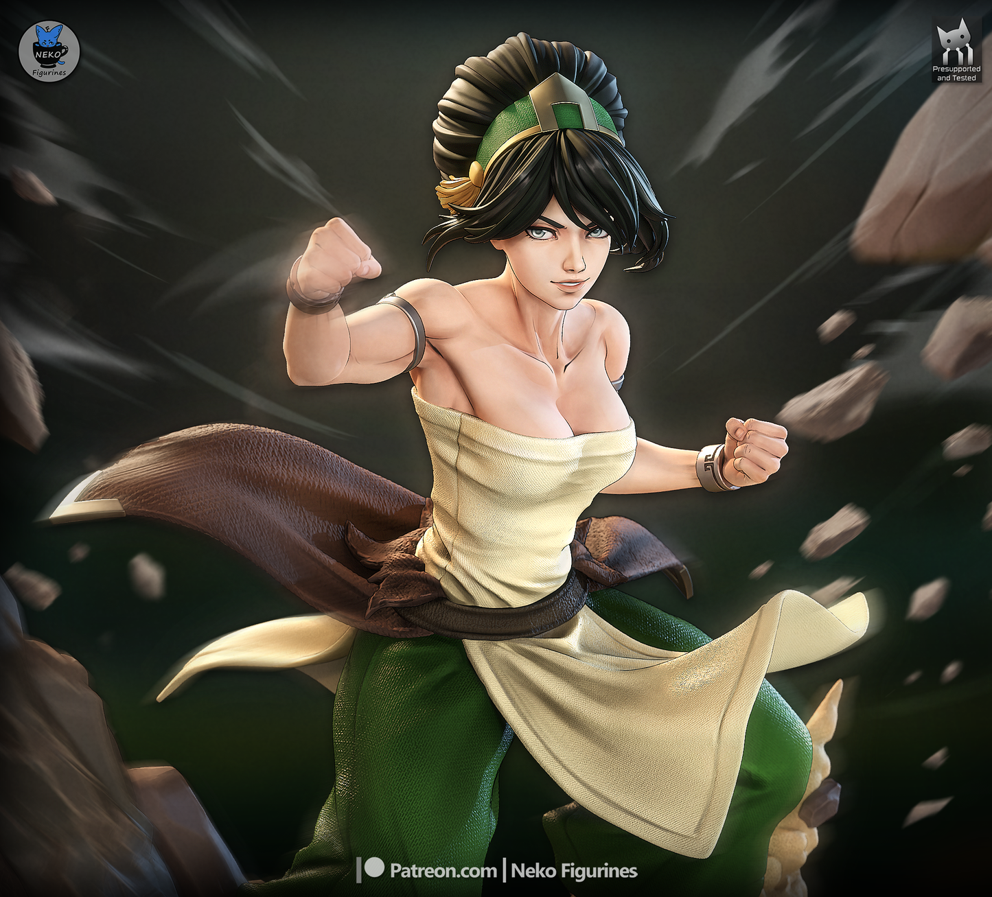 Neko Figurines Toph - Avatar The Last Airbender