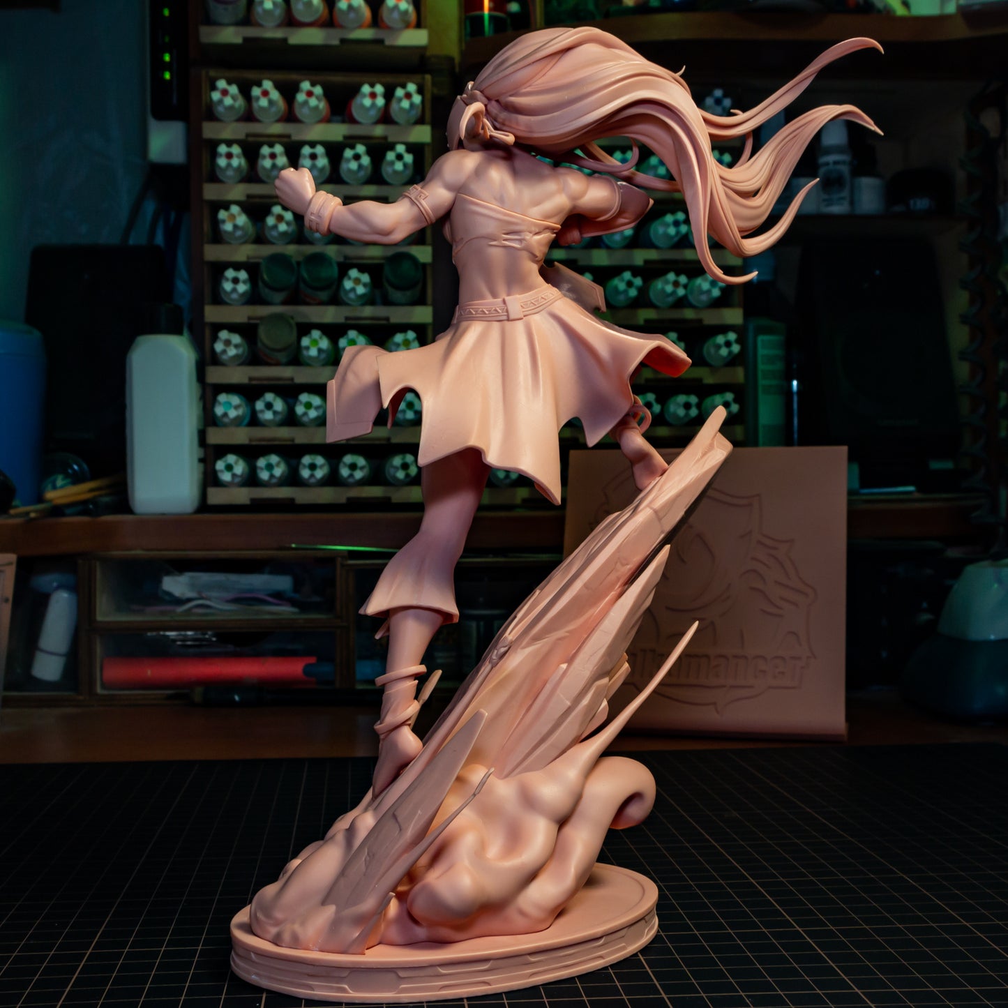 Bulkamancer Sculps Toph - Avatar Aang: The Last Airbender.