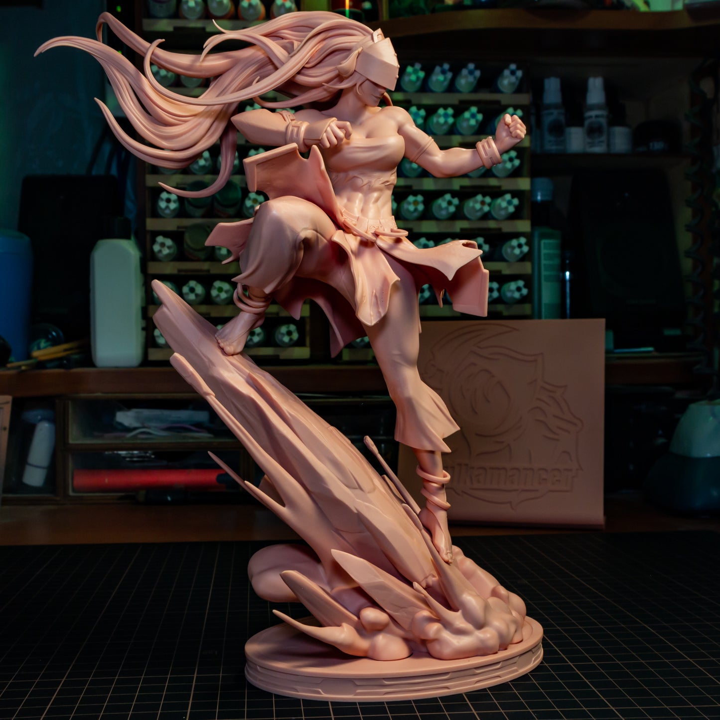 Bulkamancer Sculps Toph - Avatar Aang: The Last Airbender.