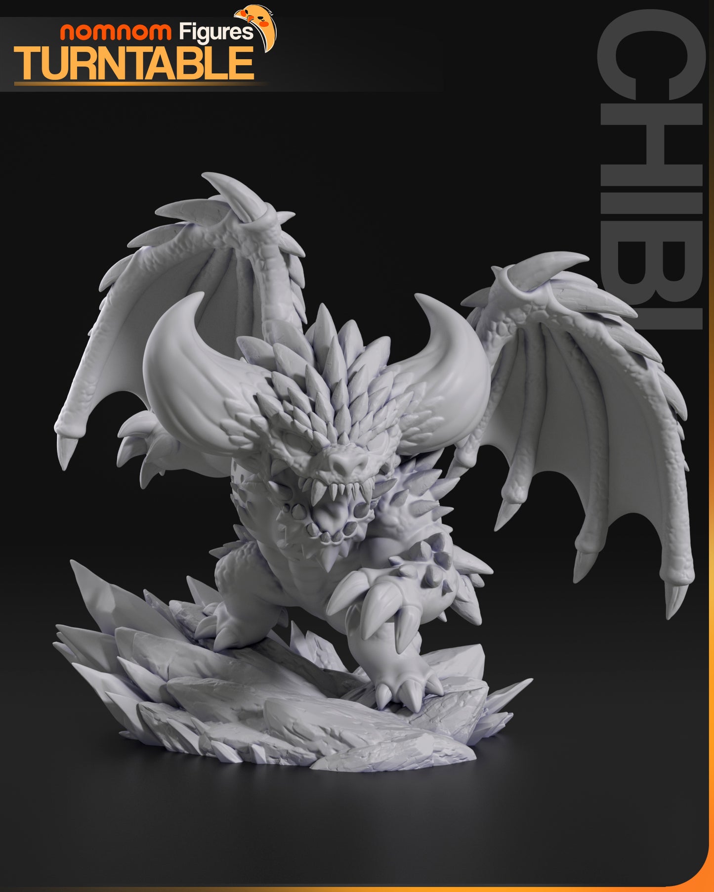 Nomnom Figures Chibi Nergigante - Monster Hunter World