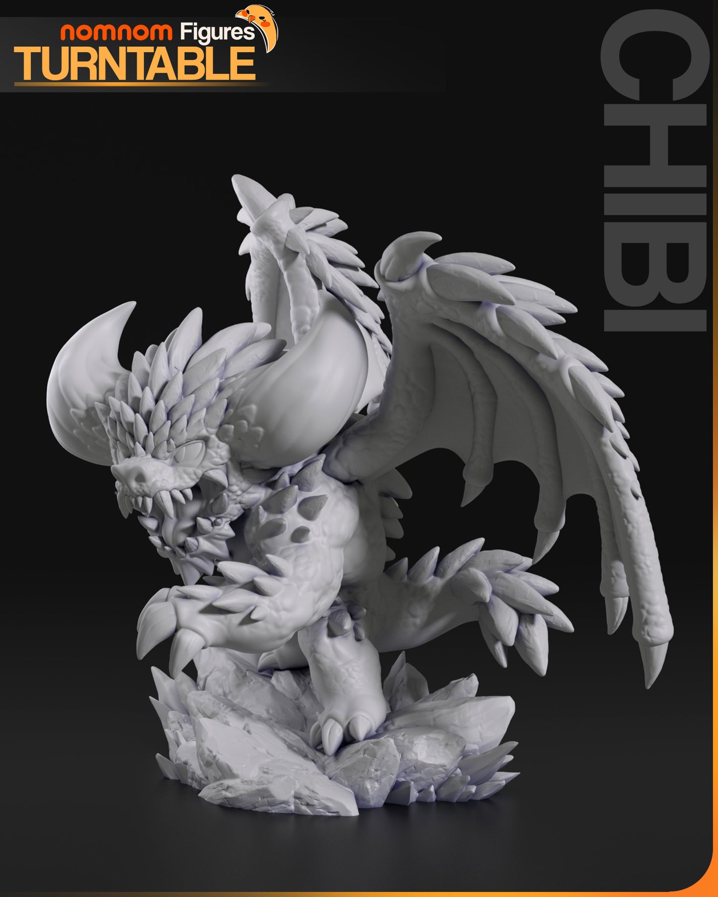 Nomnom Figures Chibi Nergigante - Monster Hunter World