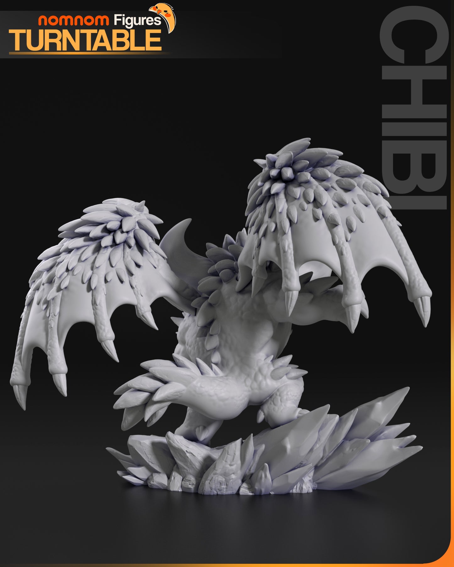 Nomnom Figures Chibi Nergigante - Monster Hunter World