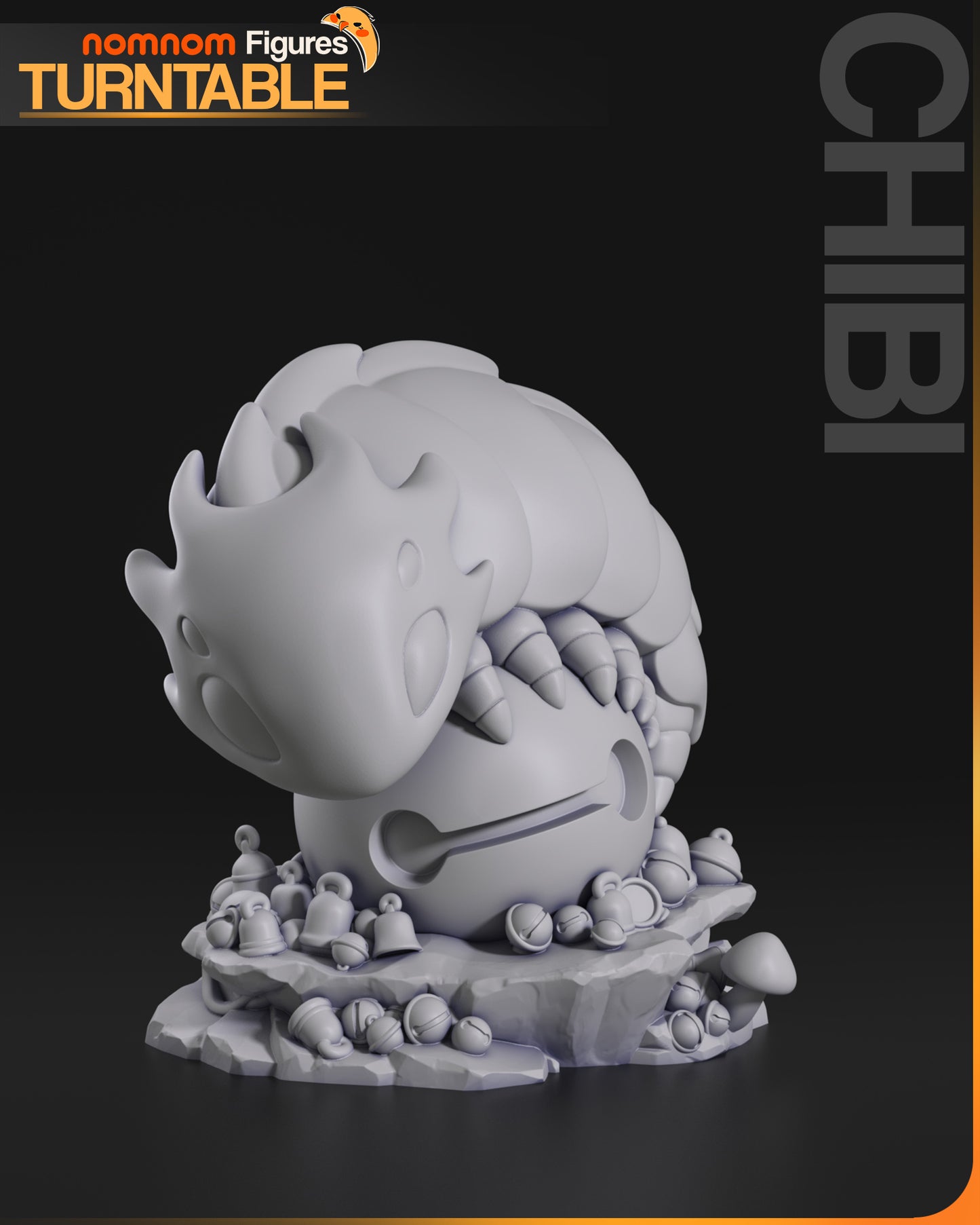 Nomnom Figures Chibi Bell Beast - Hollow Knight Silksong