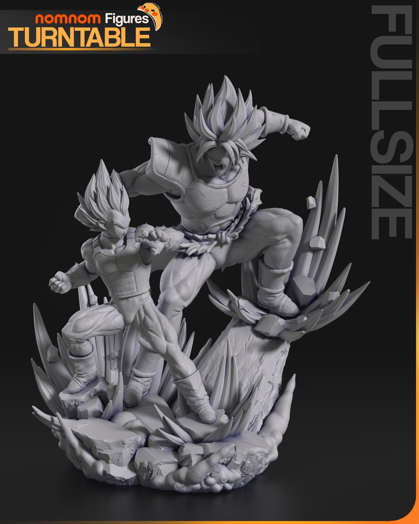 Nomnom Figures Vegeta vs Broly - Dragonball Z