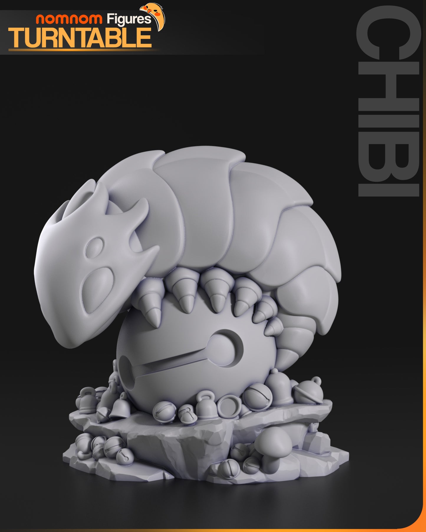 Nomnom Figures Chibi Bell Beast - Hollow Knight Silksong