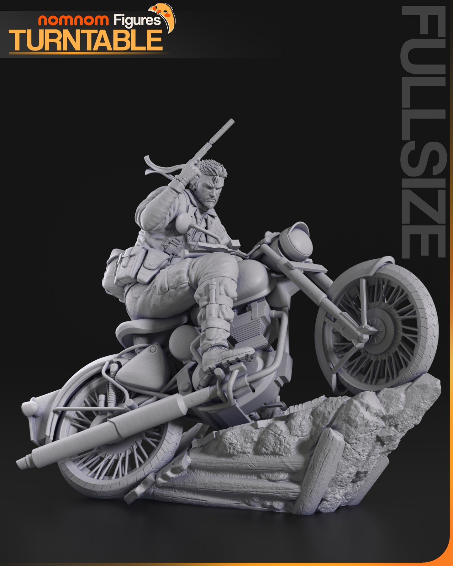 Nomnom Figures Naked Snake - Metal Gear Snake Eater