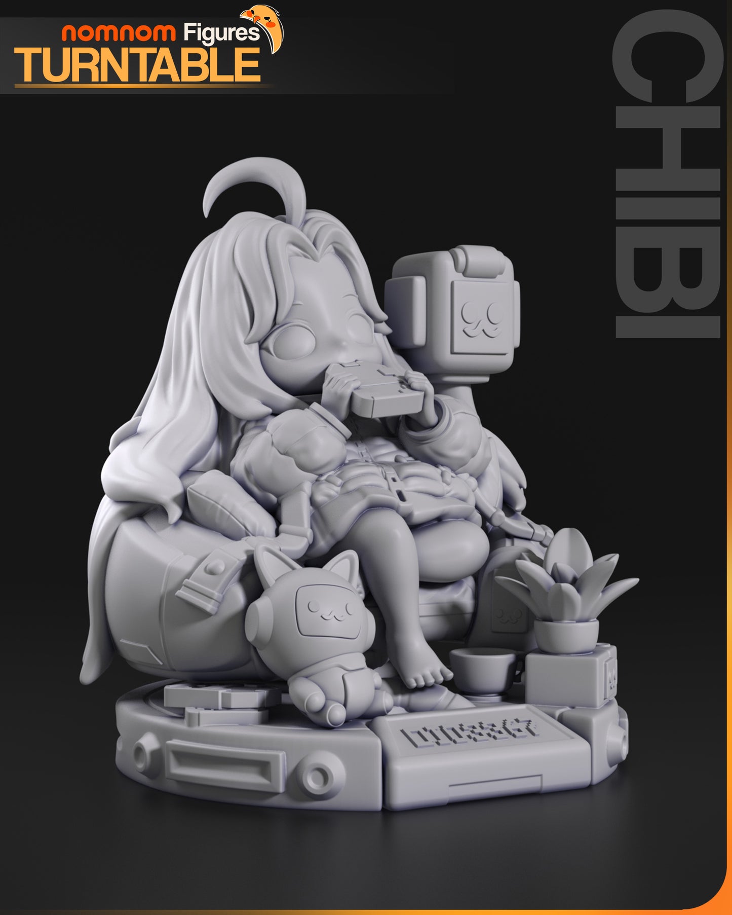 Nomnom Figures Chibi Diana - Pragmata