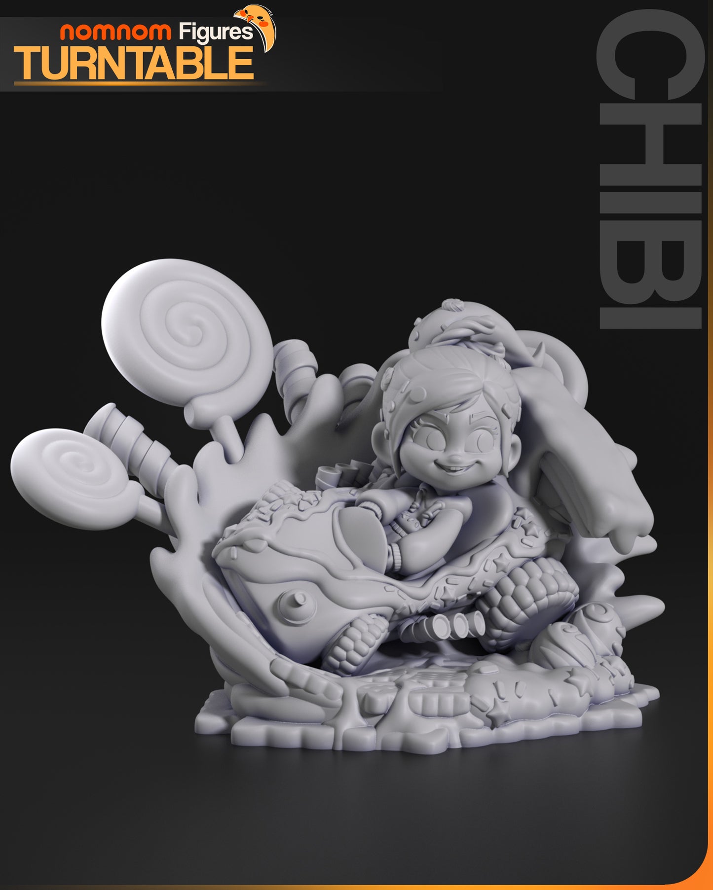 Nomnom Figures Chibi Vanellope - Wreck it Ralph