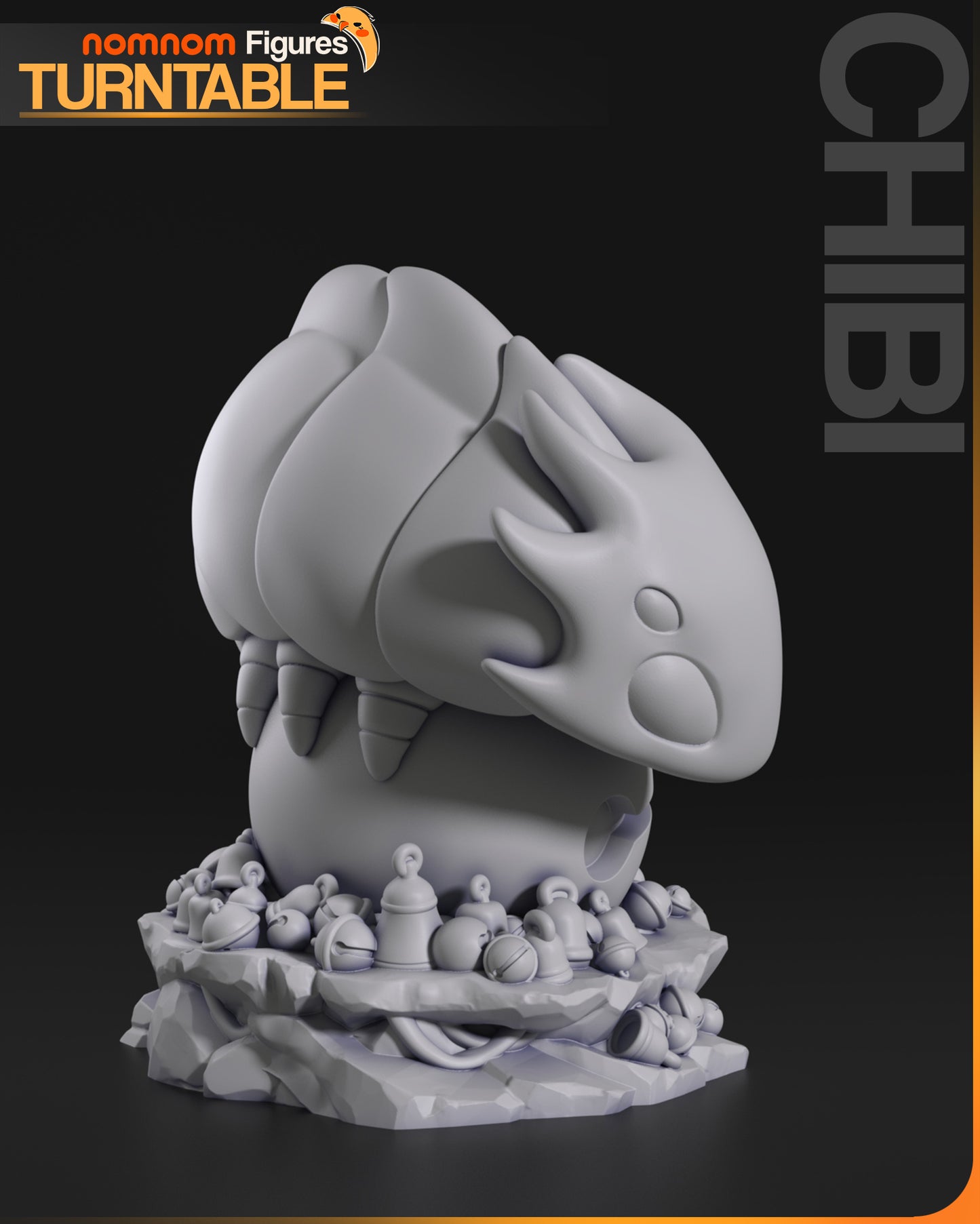 Nomnom Figures Chibi Bell Beast - Hollow Knight Silksong