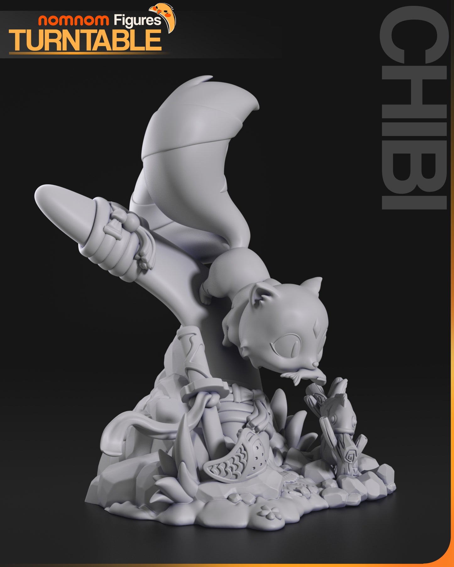 Nomnom Figures Chibi Kirara - Inuyasha