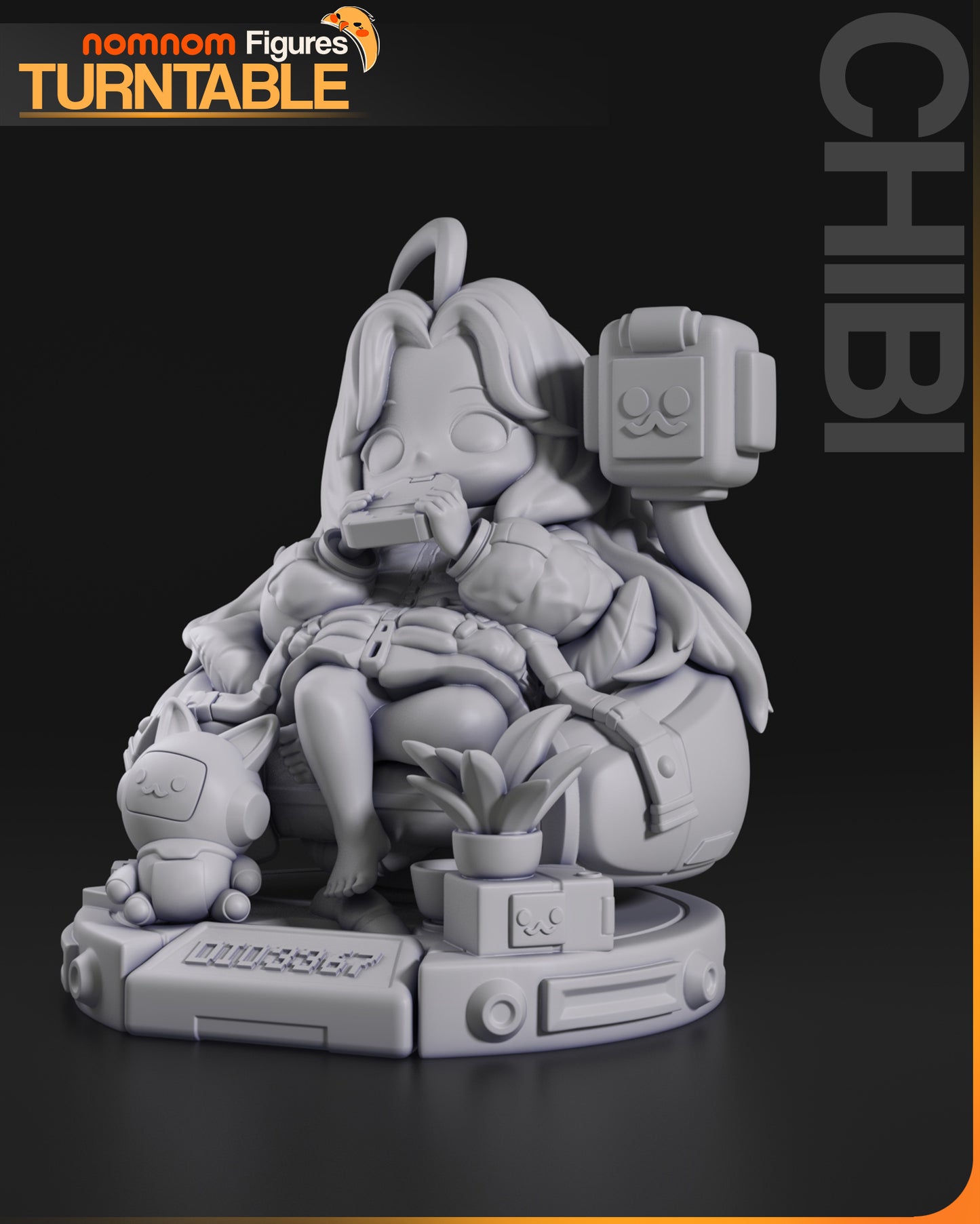 Nomnom Figures Chibi Diana - Pragmata