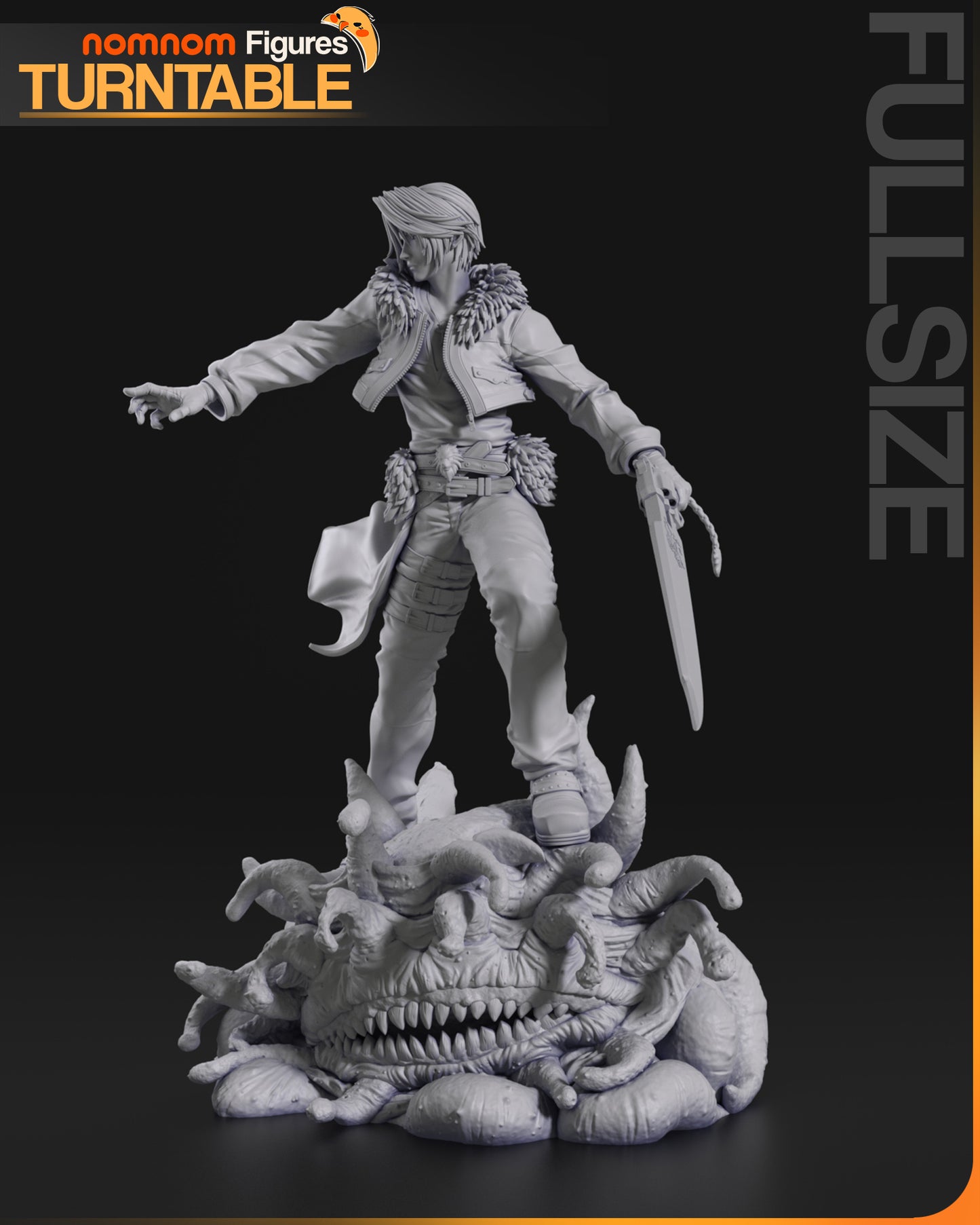Nomnom Figures Squall Leonhart - Final Fantasy VIII