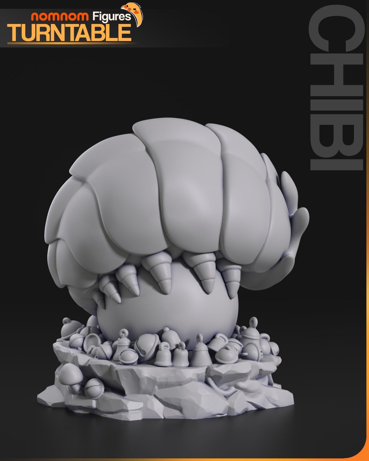 Nomnom Figures Chibi Bell Beast - Hollow Knight Silksong