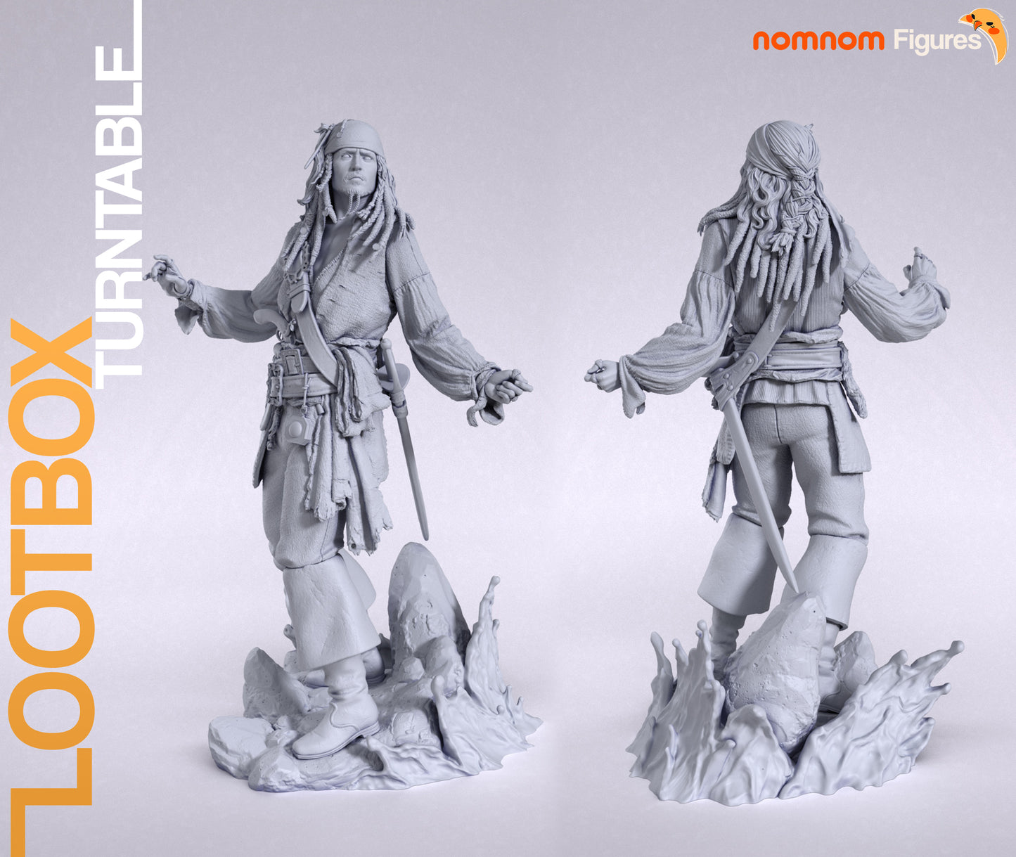 Nomnom Figures Jack Sparrow - Pirates of the Carribean